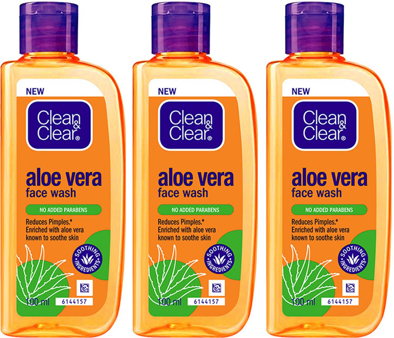 Clean & Clear Aloe Vera Reduces pimples Enriched with Aloe Ver