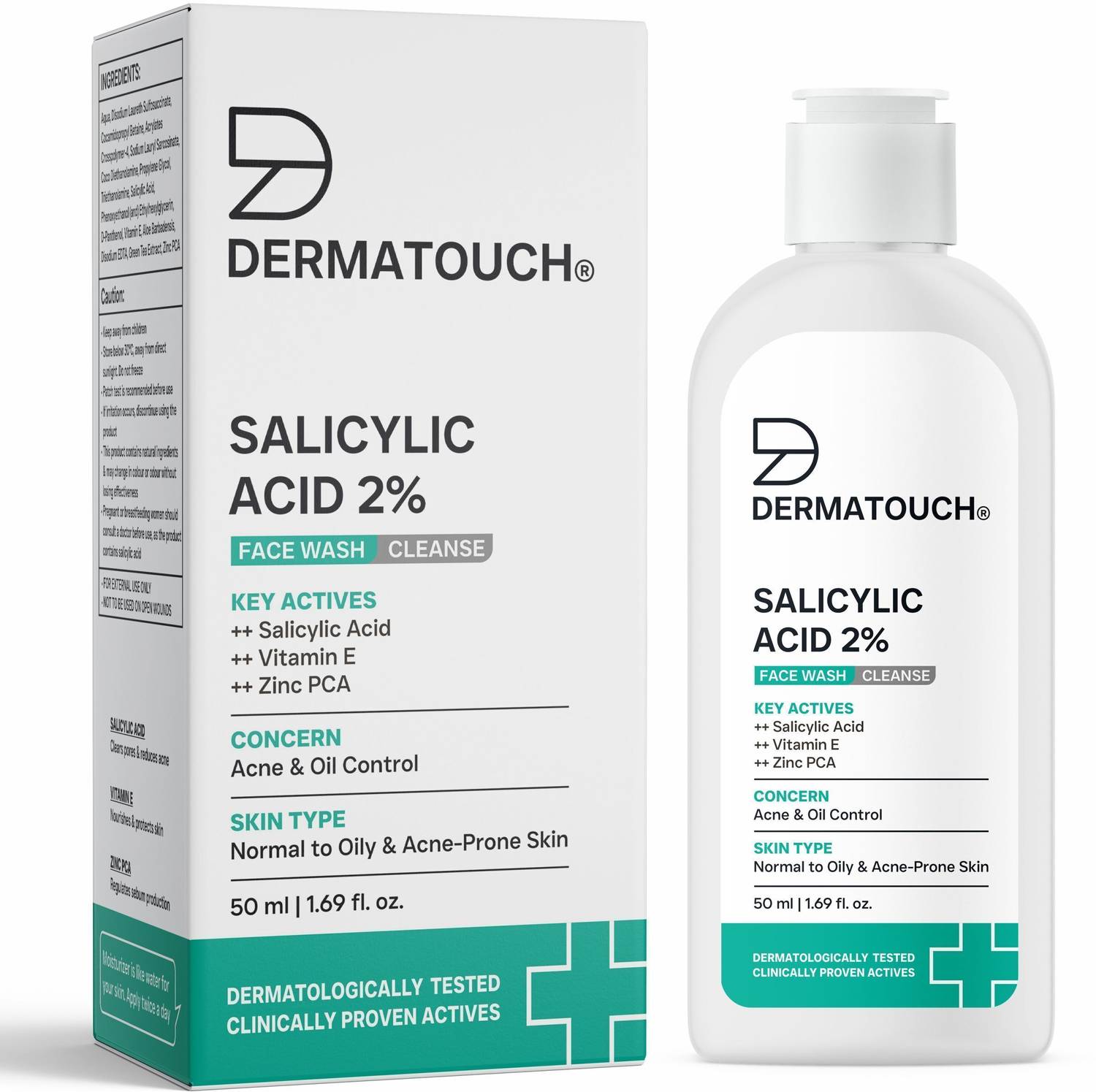 Dermatouch Salicylic Acid 2% Face Wash - Image 1