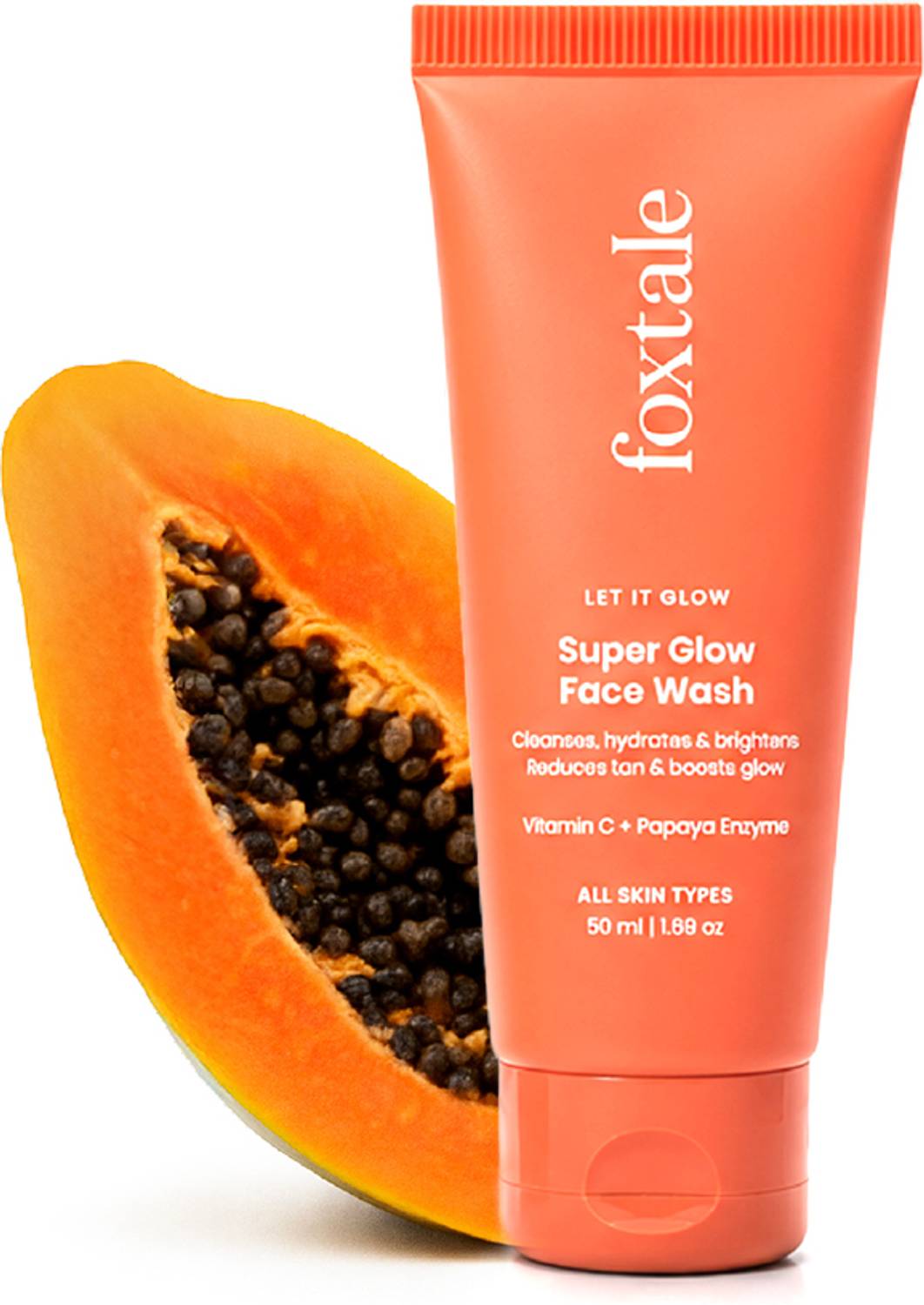 Foxtale Detan Super Glow Face Wash 50ml