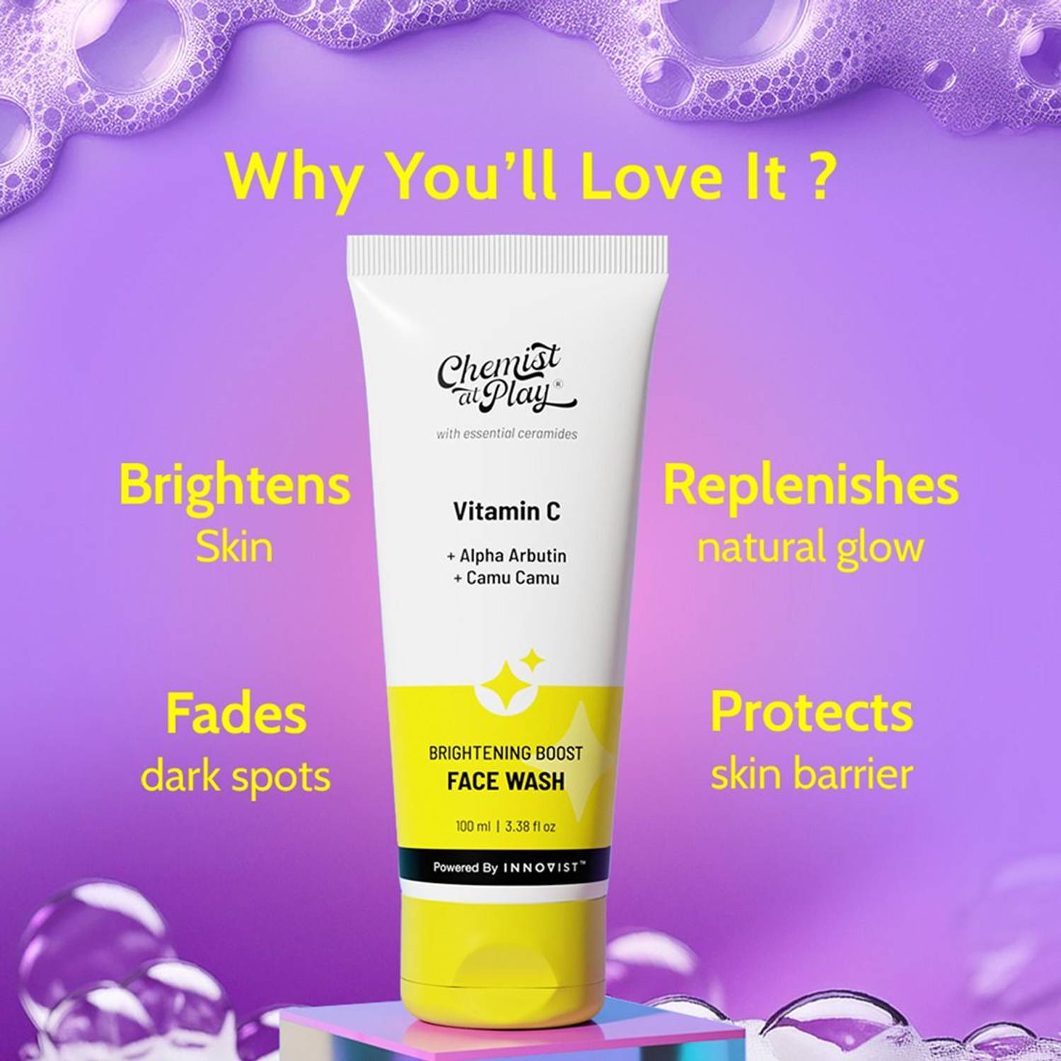 Chemist at Play Vitamin C Brightening Face Wash - Image 2