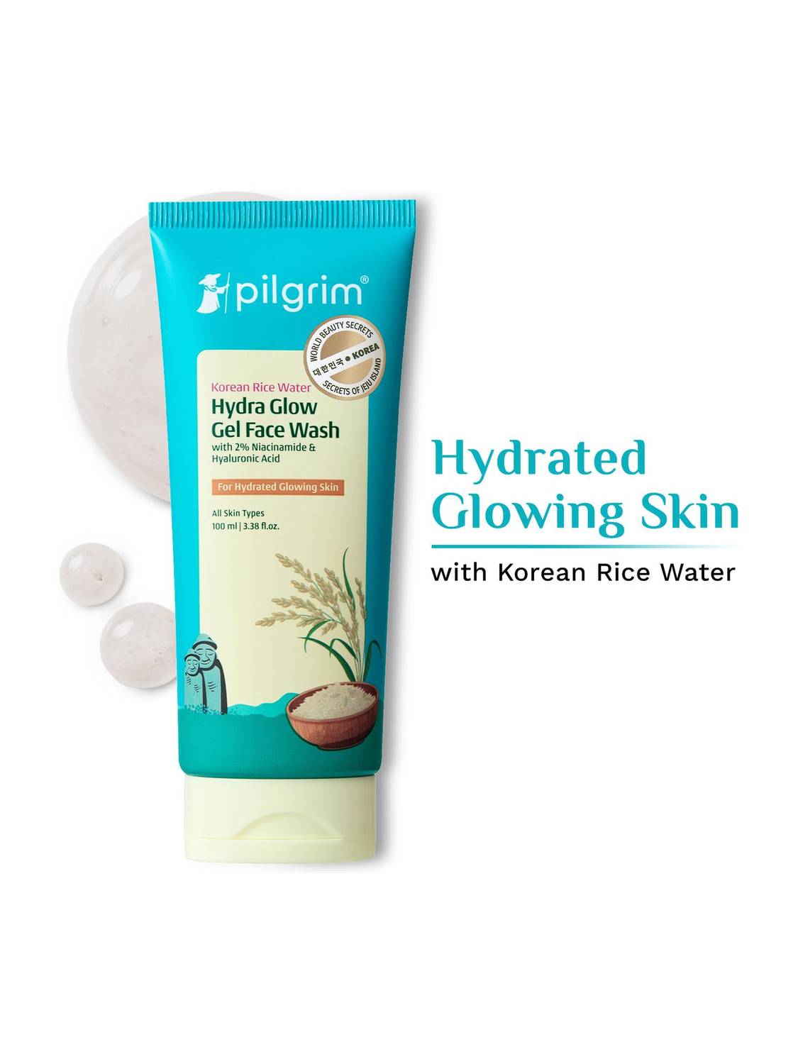 Pilgrim Korean Rice Water Hydra Glow Brightening Gel - Image 1