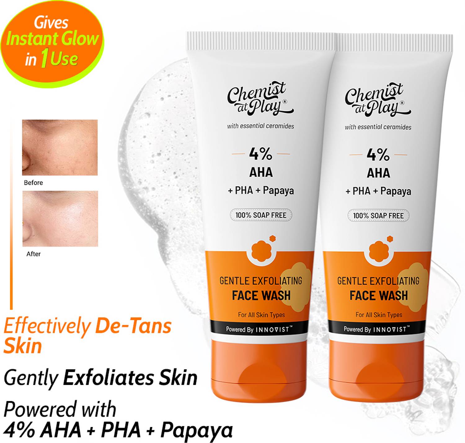 Chemist at Play Gentle Exfoliating Face Wash 100ml