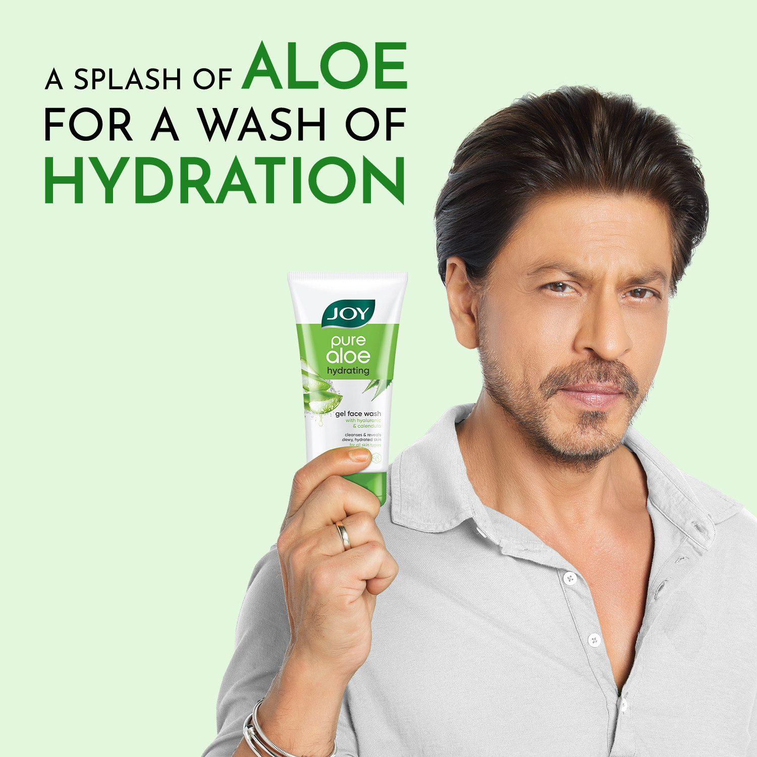 Image of Joy Pure Aloe Hydrating For Dry Skin & Acne Prone Skin Face Wash