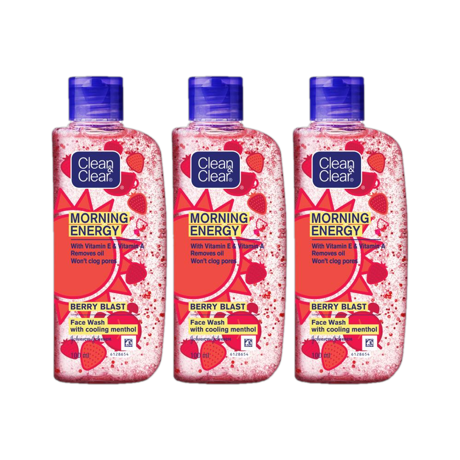 Clean & Clear Berry Blast Morning Energy Face Wash 300 ml - Image 1