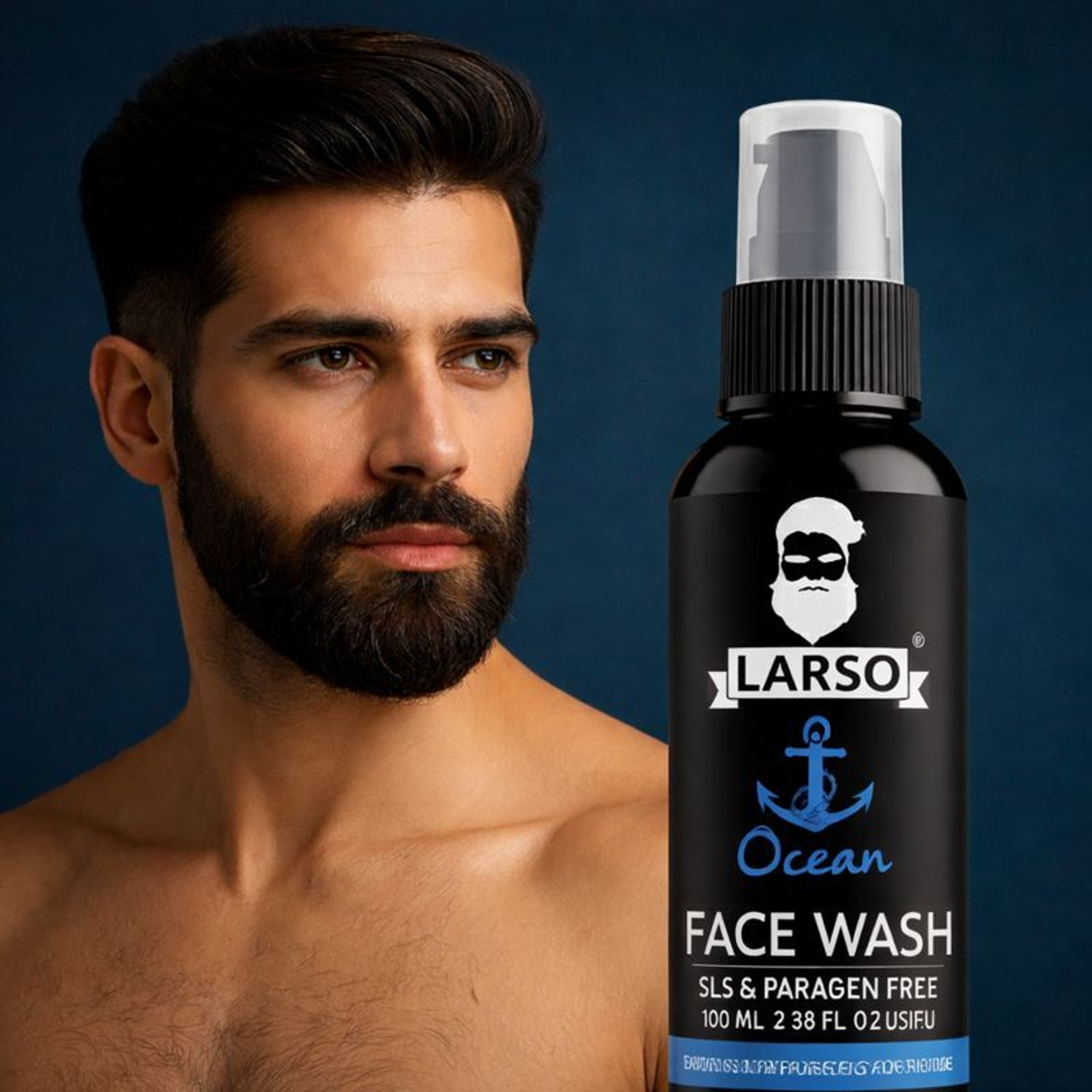 Image of LARSO Men Expert Hydra Energetic faec wash 100 mi Face Wash