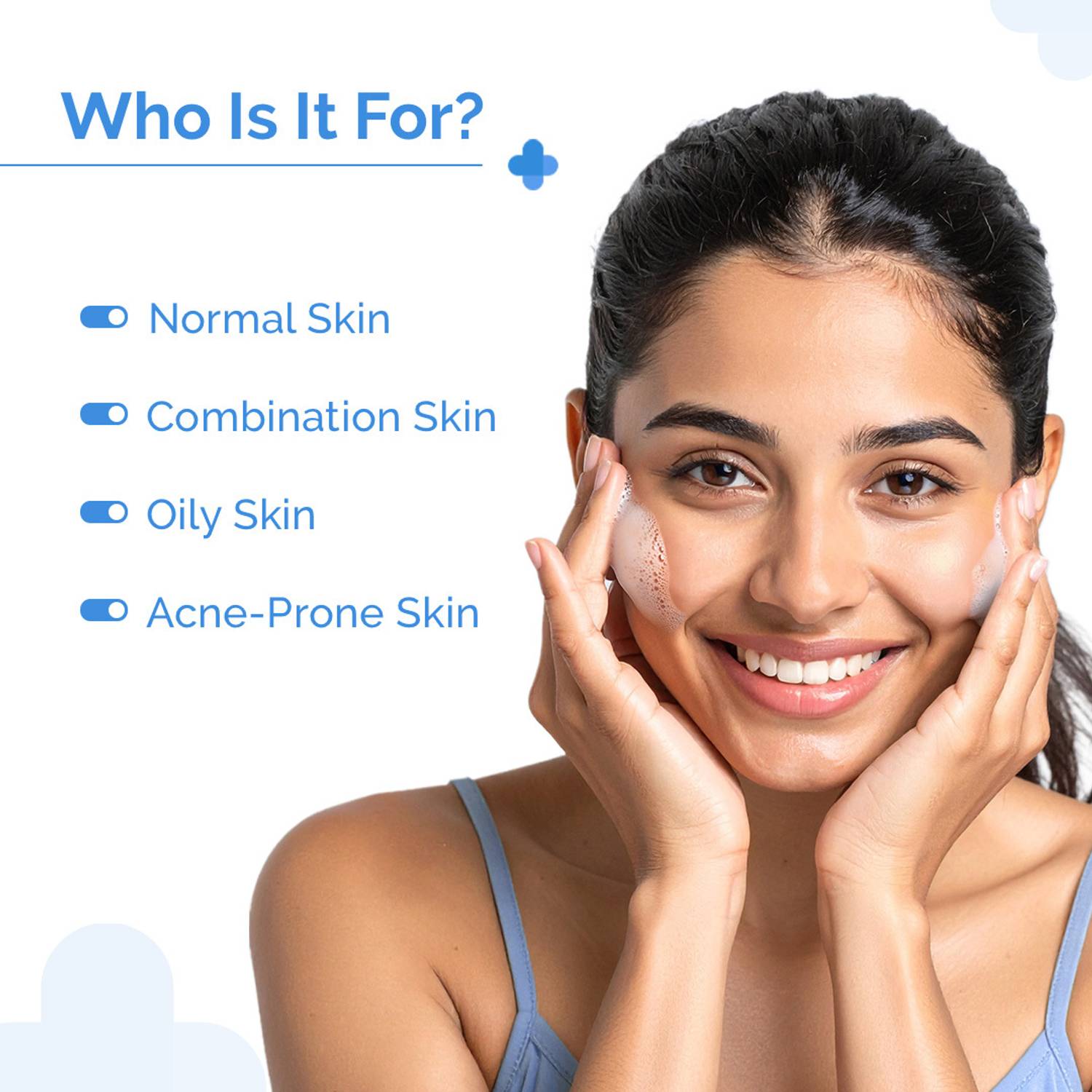 The Derma Co Sali-Cinamide Anti-Acne Face Wash 80ml - Image 3