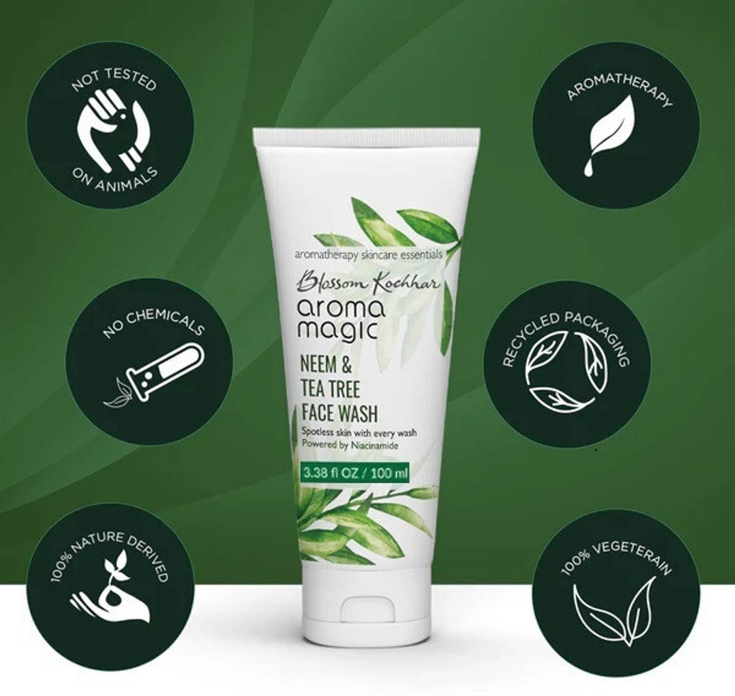 Aroma Magic Neem Face Wash 100 ml - Image 5