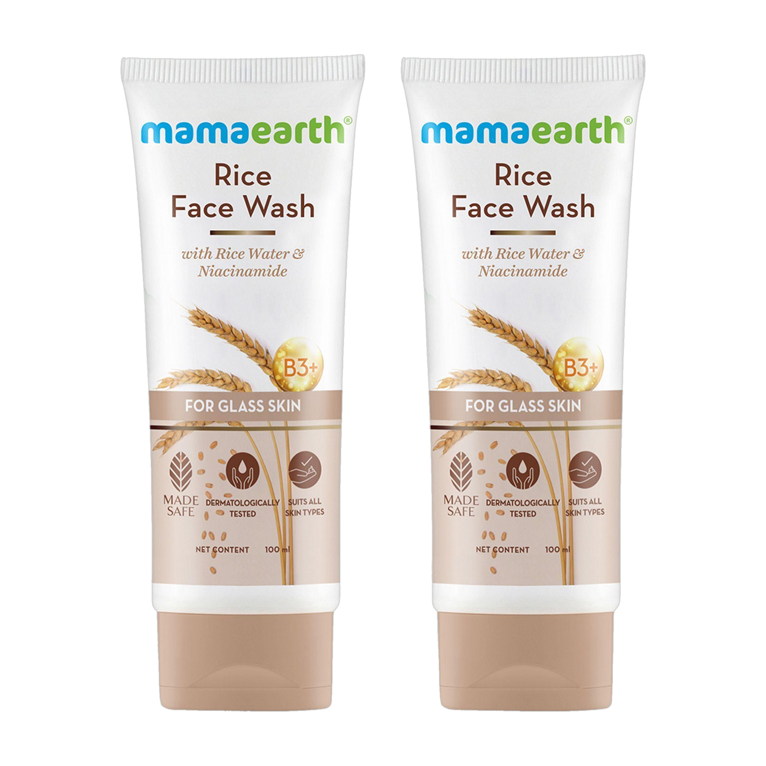 Mamaearth Rice & Niacinamide Face Wash 150ml - Image 1