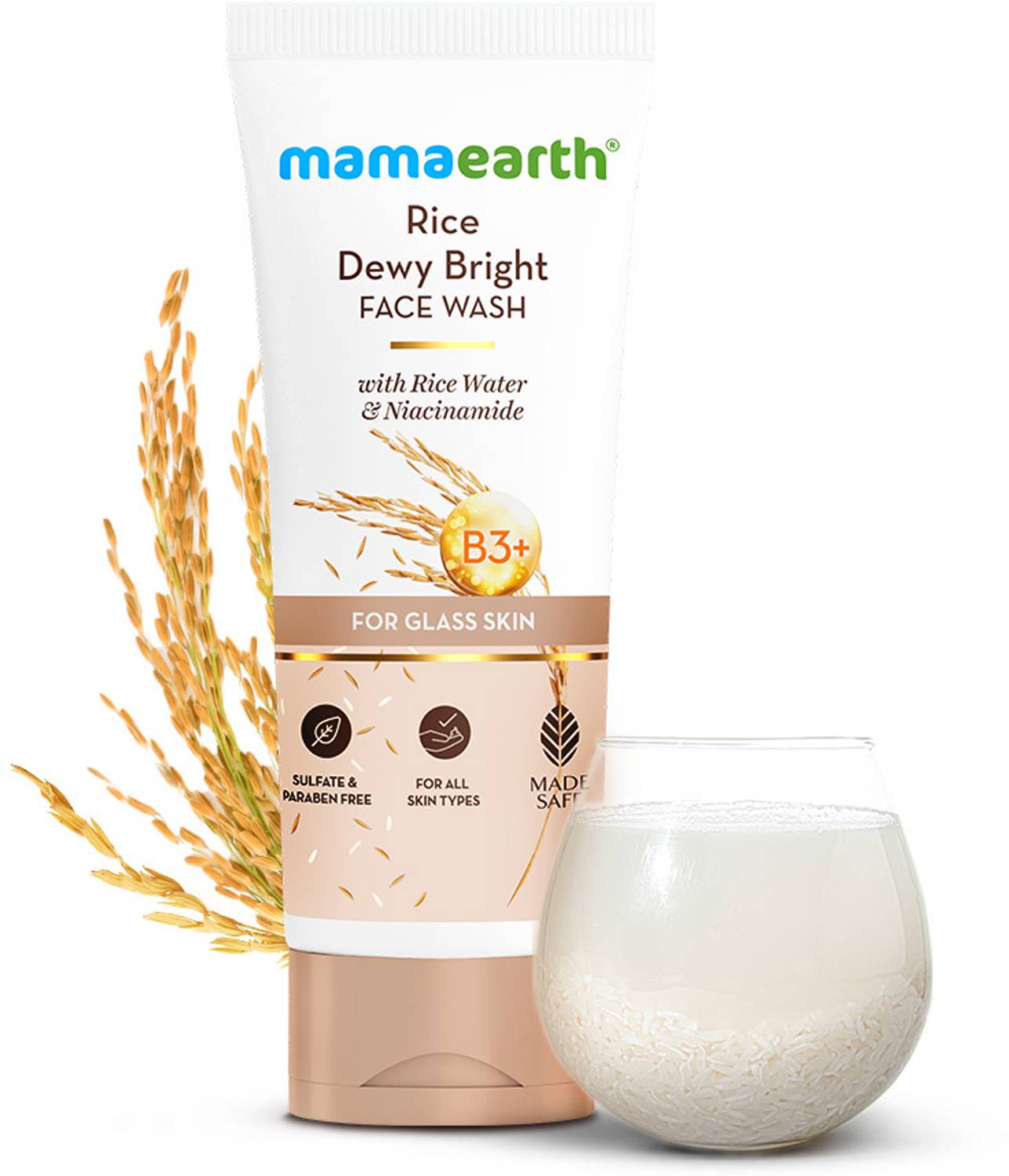 Mamaearth Rice Dewy Bright With Rice Water & Niacinamide