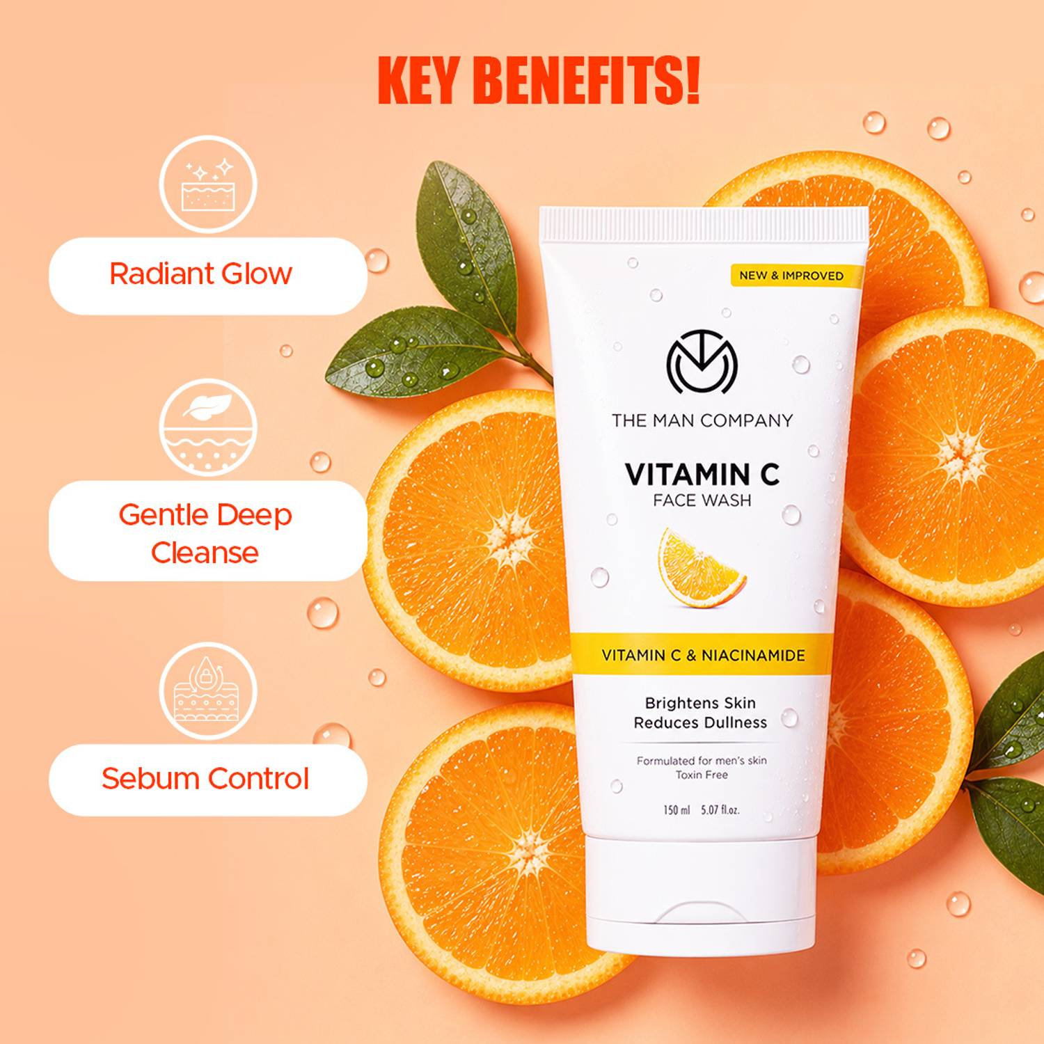 THE MAN COMPANY Vitamin C & Niacinamide Face Wash - Image 3
