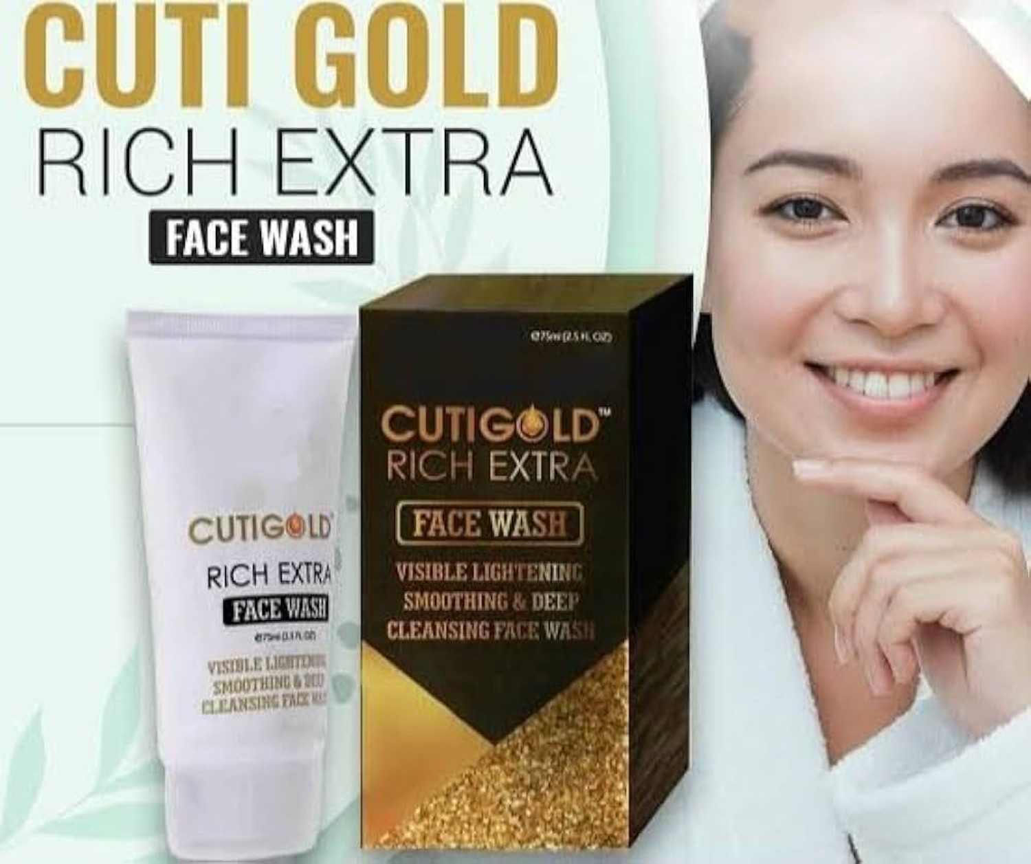 Image of CutiGold CUTI-GOLD RICH EXTRA FACE WASH 75ml Face Wash