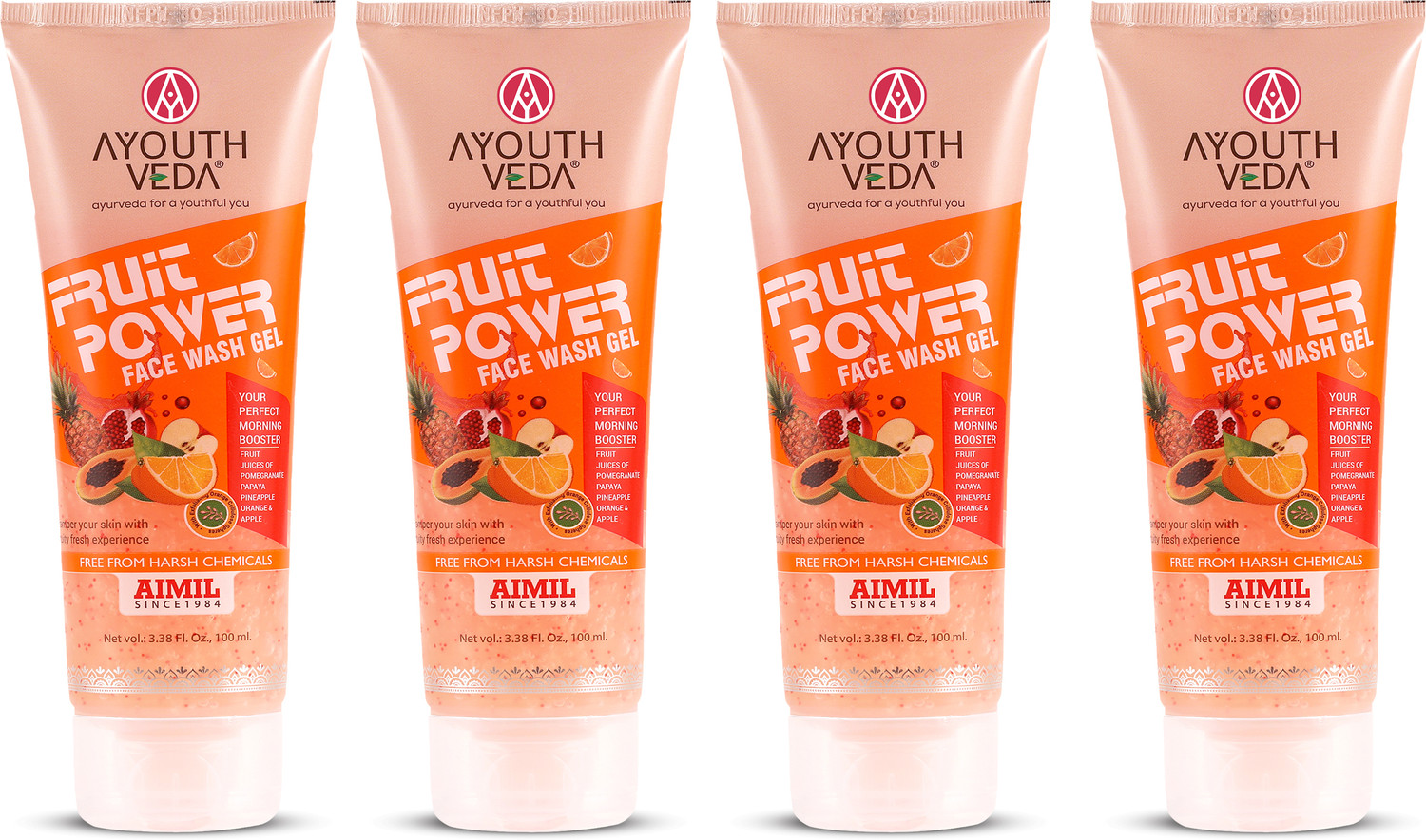 Image of AYOUTHVEDA Fruit Gel | Pamper Your Skin With Vitamin A, C & Anti-Oxidents Face Wash