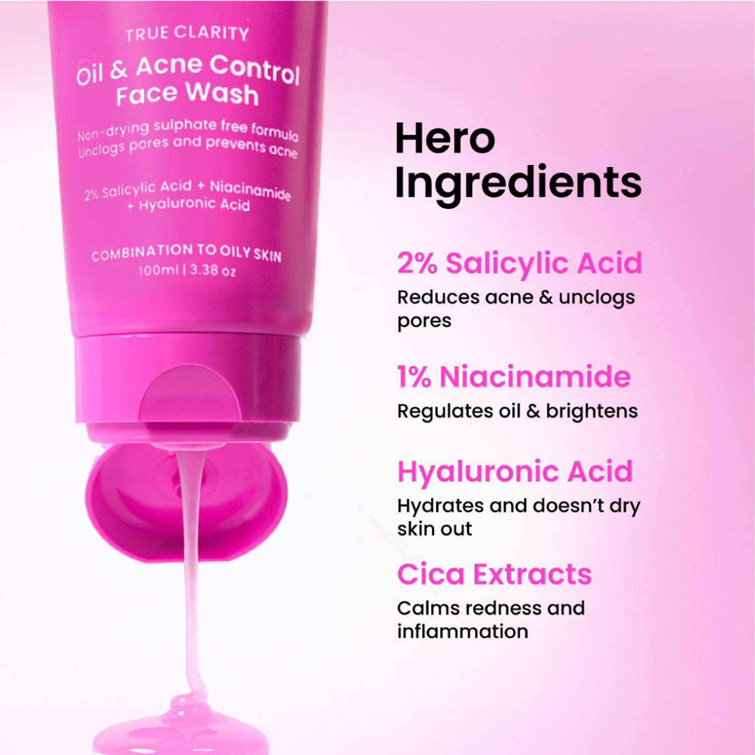 Foxtale Anti-Acne & Oil-Control Face Wash - Image 2