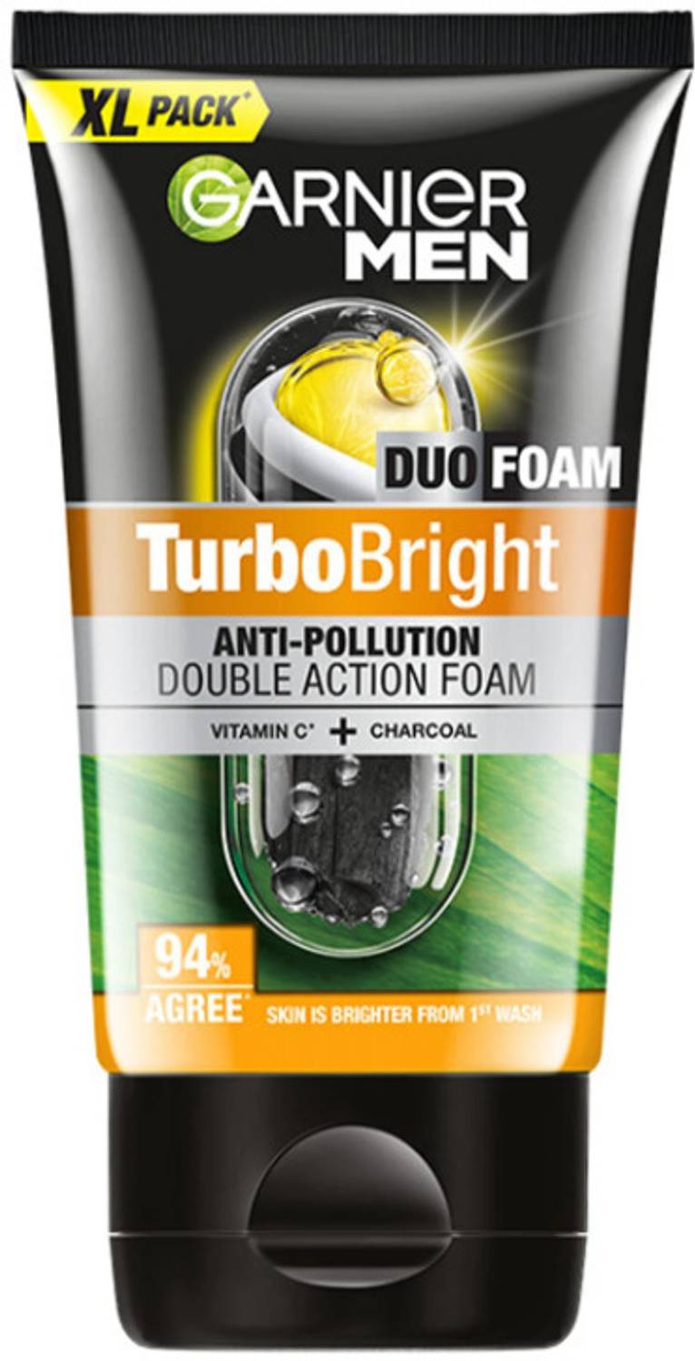 Garnier Men Brightening & Anti-Pollution Face Wash 100g - Image 1
