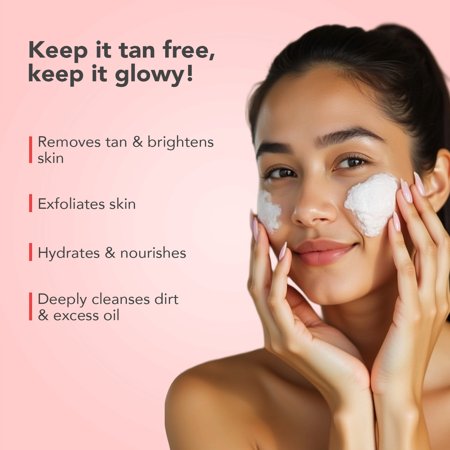 Image of O3+ D-Tan Radiance With Vitamin C Glowing Skin and deep cleanses, 60G Face Wash