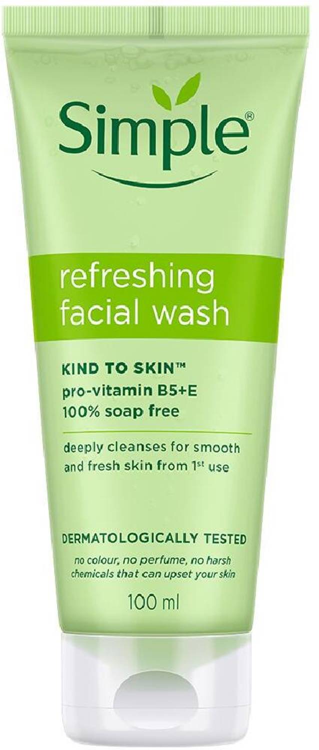 Simple Kind to Skin Refreshing Facial Wash 100ml - Image 1