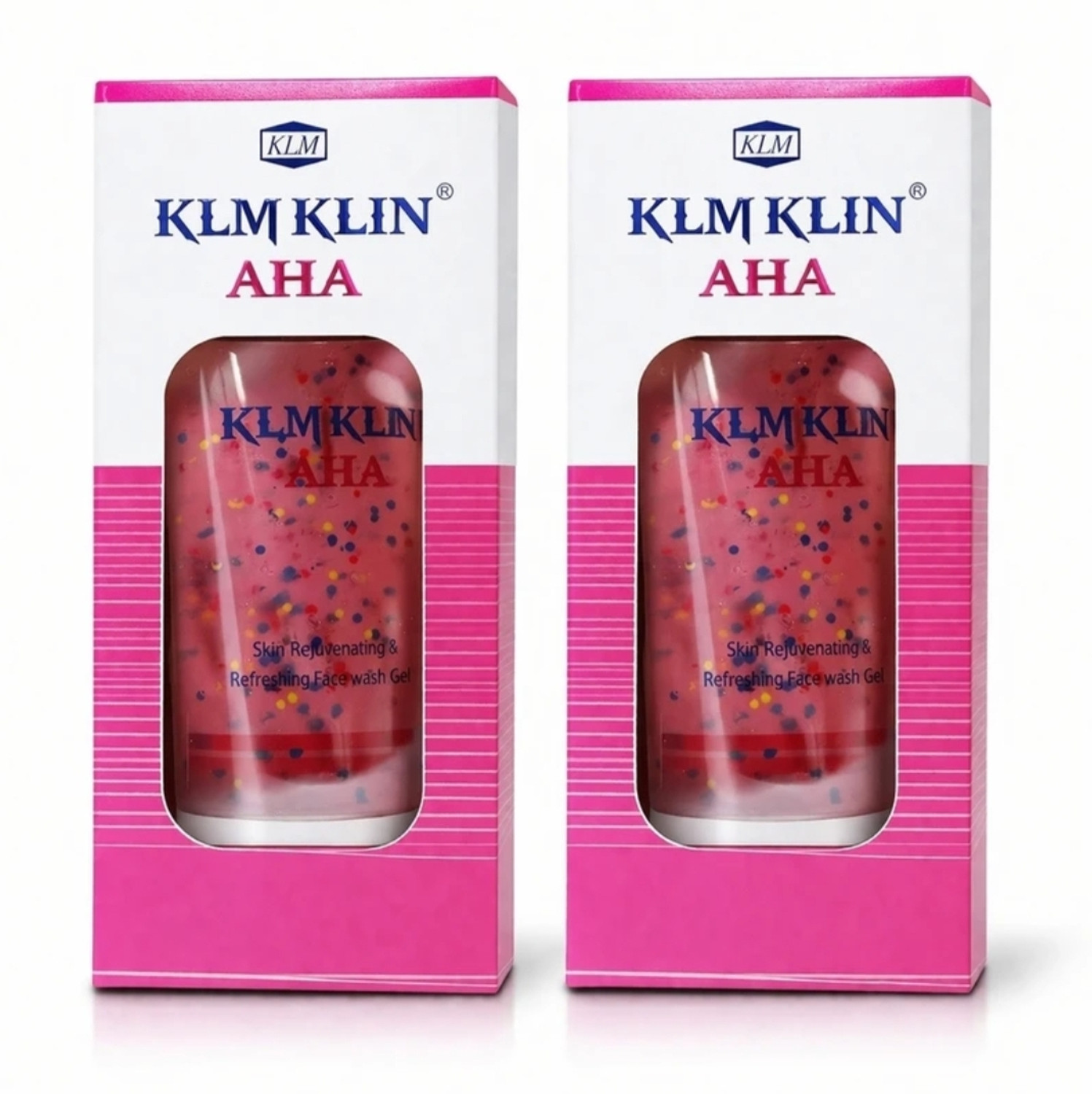 Image of KLM LABORATORIES KLIN AHA Daily cleaning for oily skin facewash, Deep Cleansing, Pack of 2 Face Wash