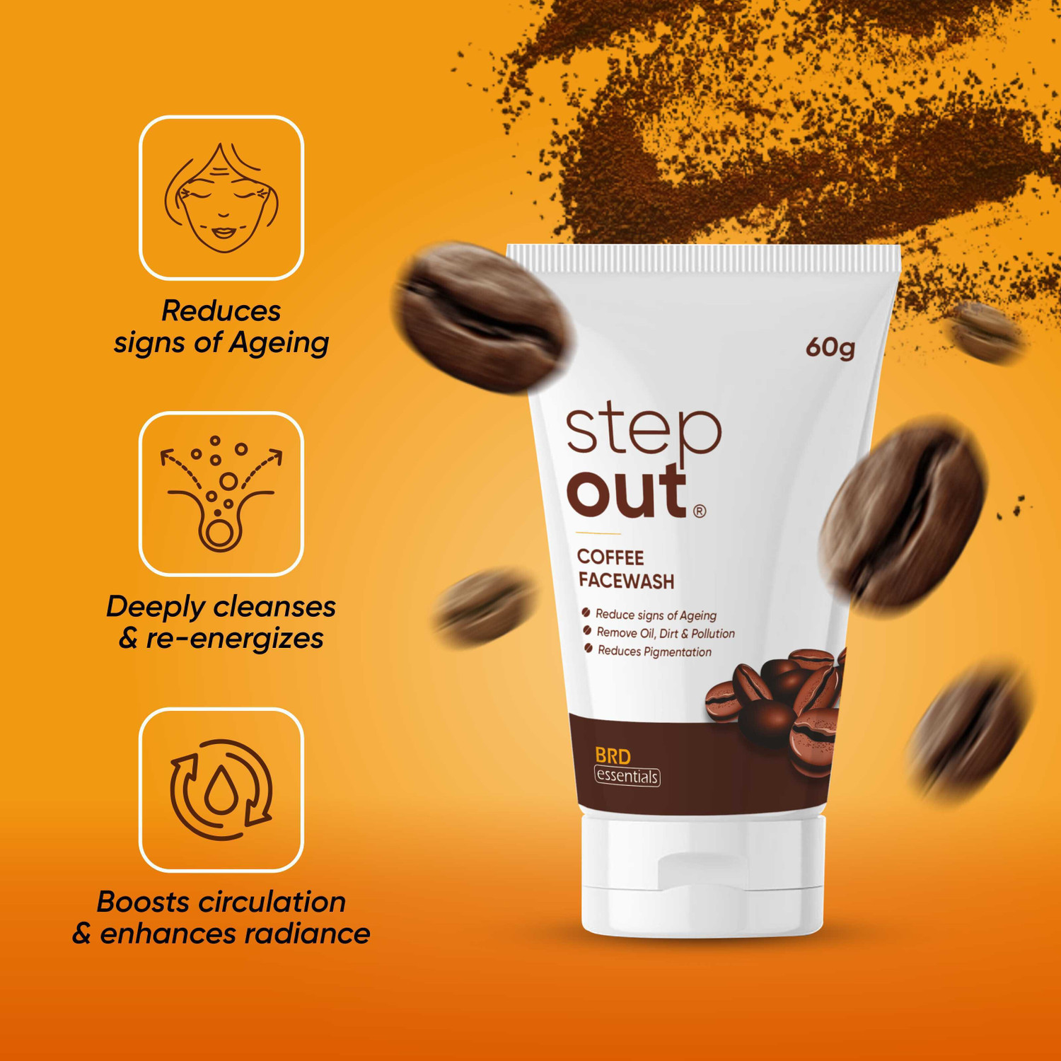 Image of STEPOUT Deep Clean Coffee Face Wash