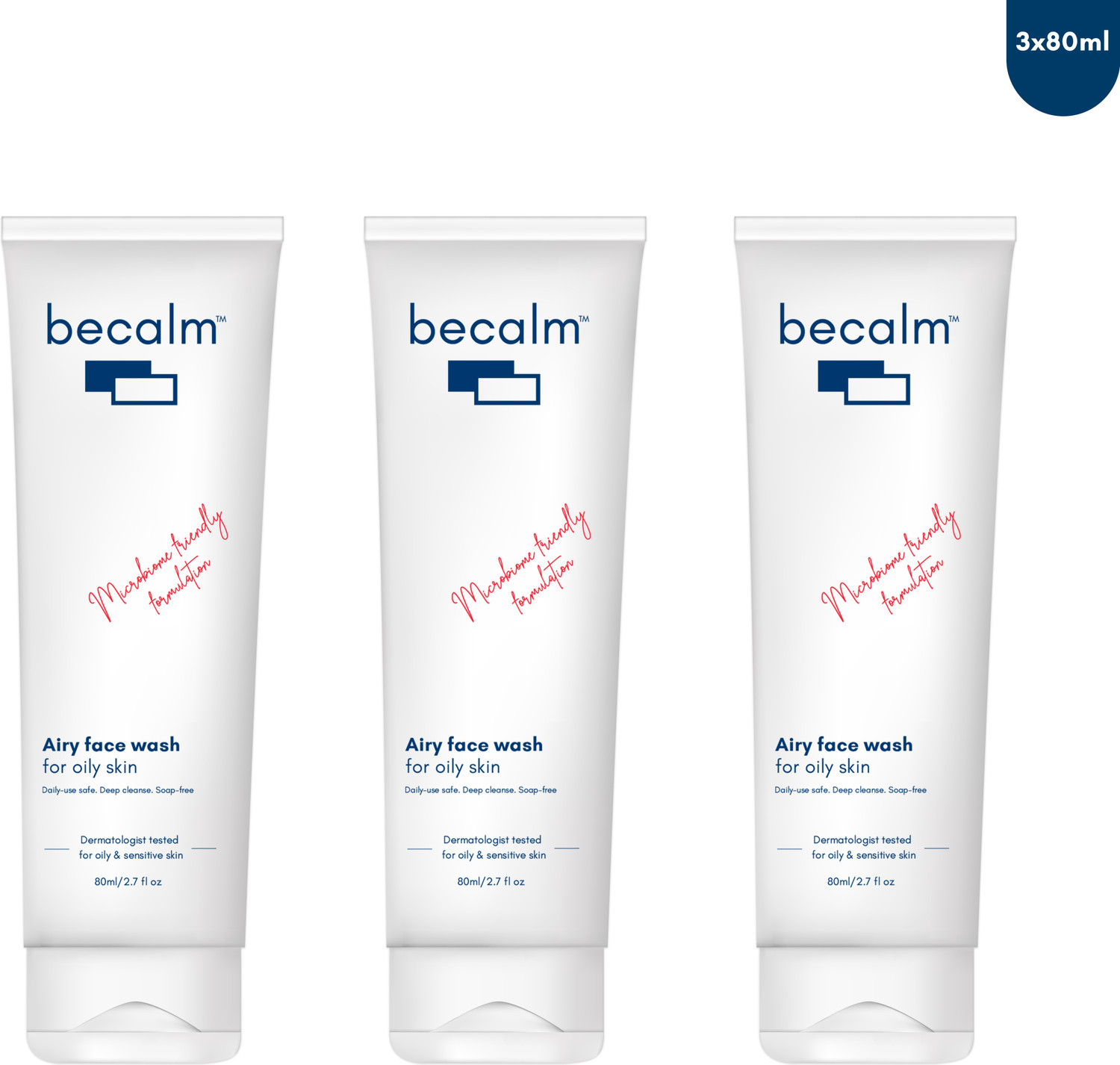 Image of Becalm Airy face wash for oily skin Face Wash