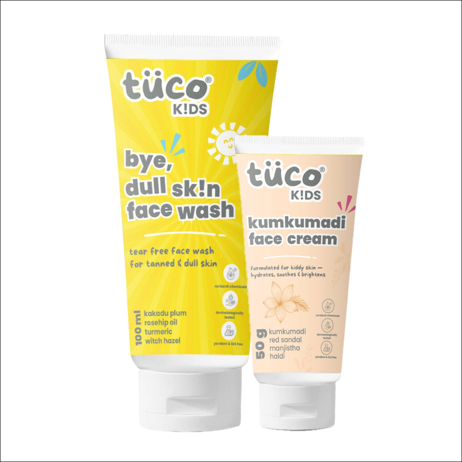 TuCo Kids Kumkumadi Glow Kit Dull Skin & Kumkumadi Face Cream