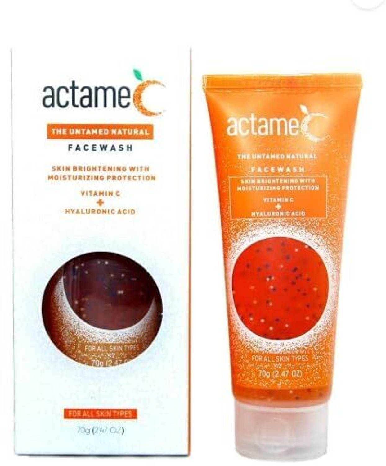 actame Vitamin C 70g - Natural Skin Brightening Cleanser Face Wash