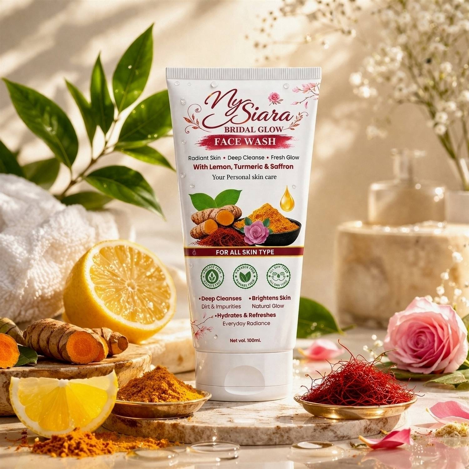 MYSIARA Blossom Aura 2051 Face Wash - Price in India, Buy MYSIARA