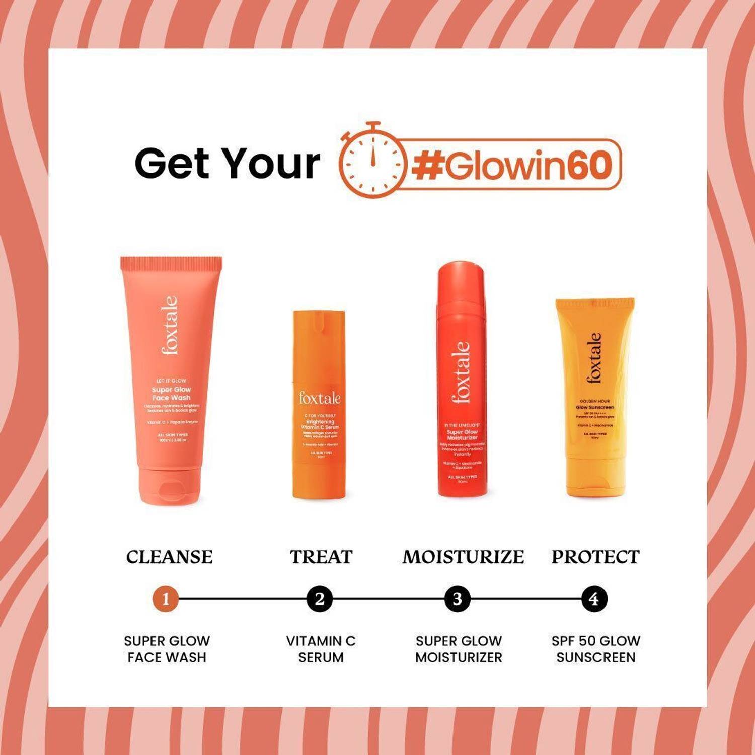 Foxtale Vitamin C & Papaya Enzyme Daily Tan Remover, Boost Glow ... more