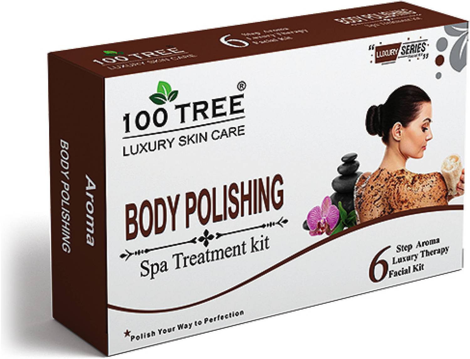 100Tree Body Polishing SPA Treatment Kit-6 Step Aroma Luxury Therapy