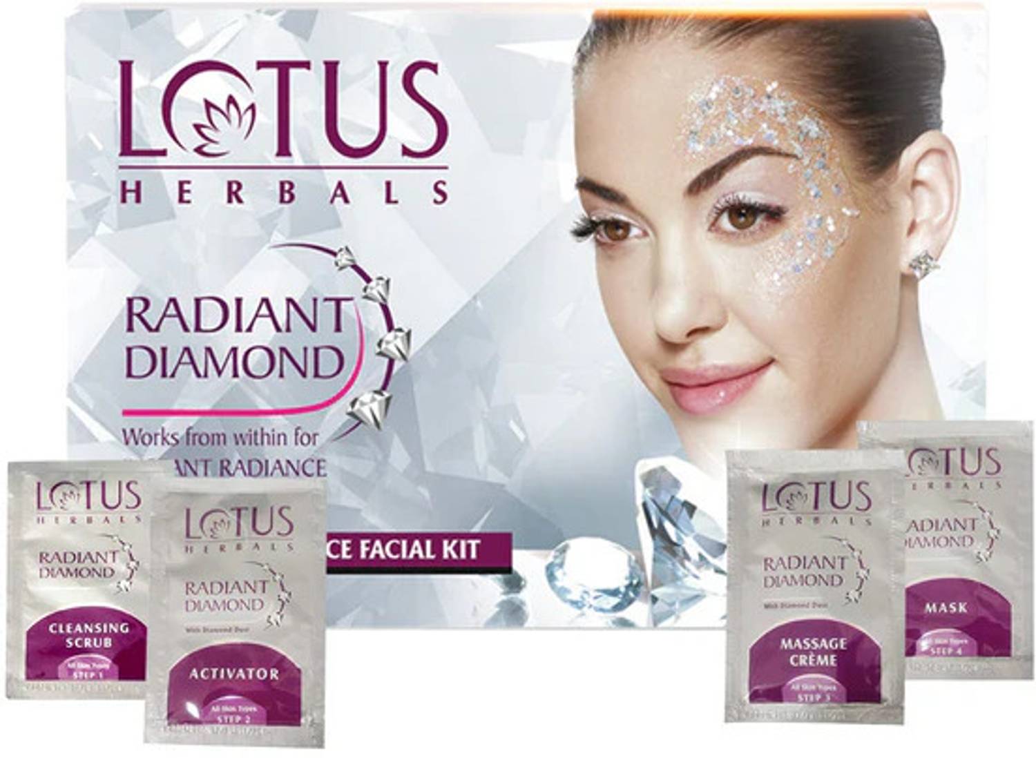 LOTUS HERBALS Radiant Diamond Cellular Radiance Salon Grade Singl