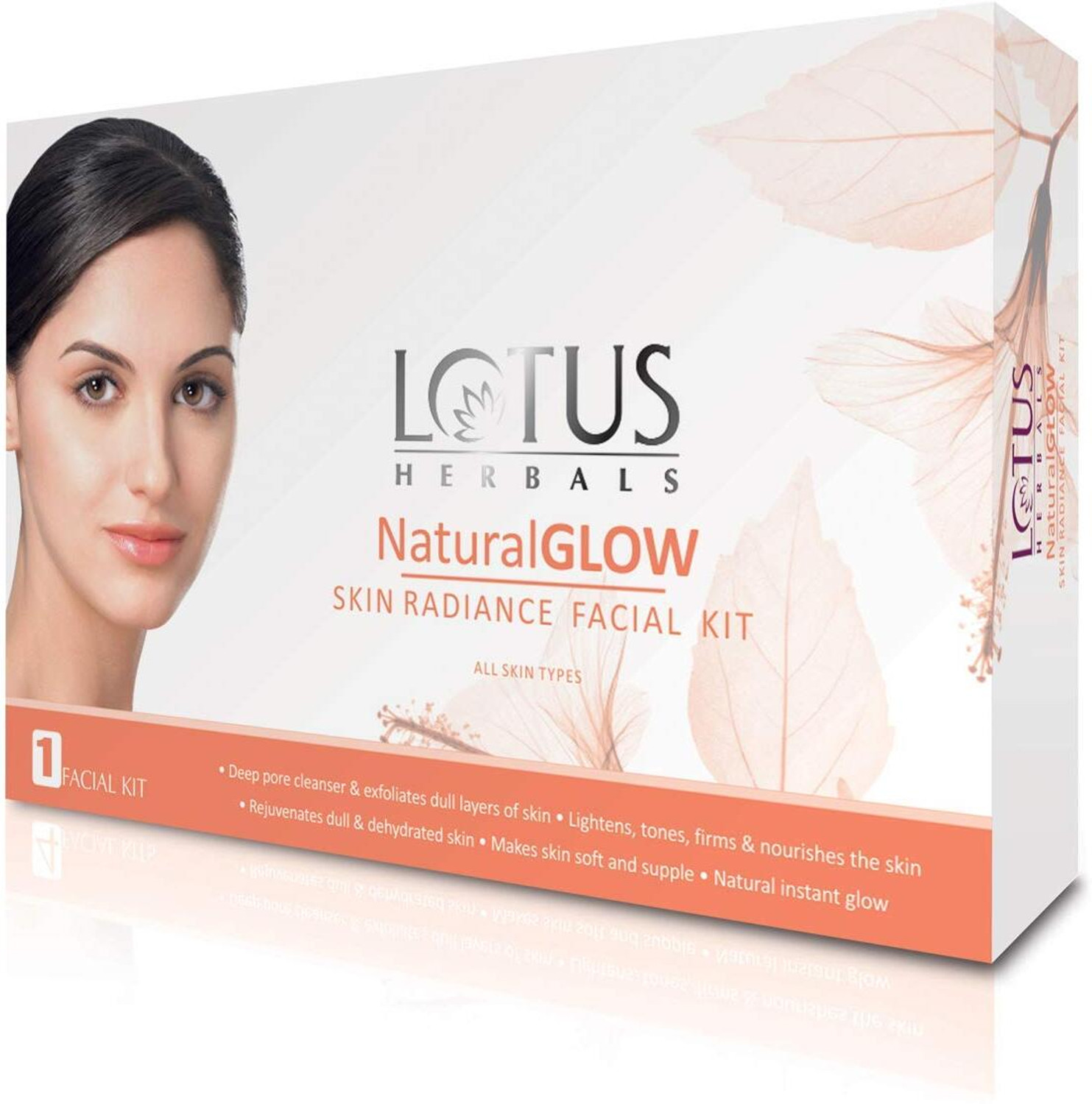 Image of LOTUS HERBALS Natural Glow Kit Skin Radiance Facial Kit
