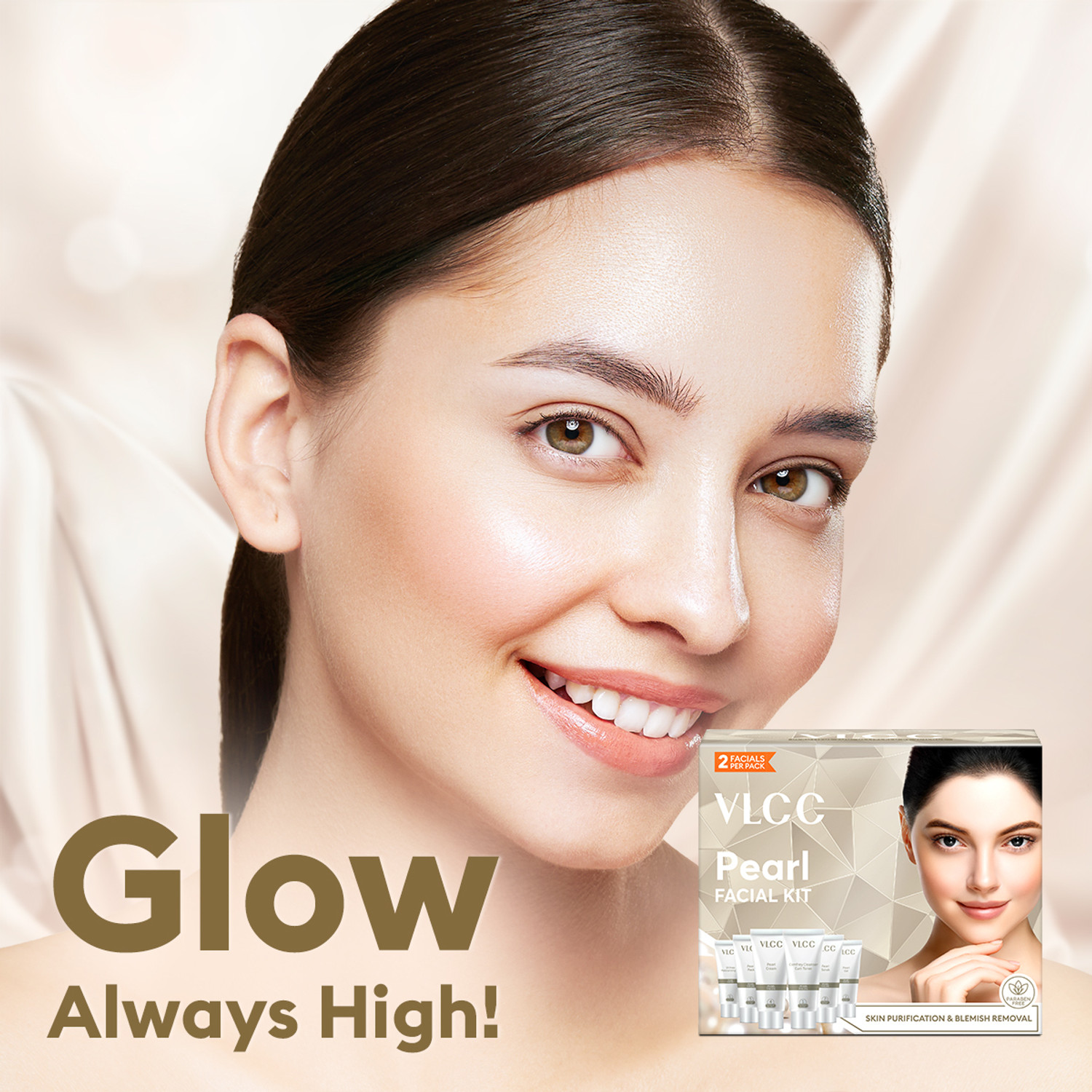 Image of VLCC Pearl Single Facial Kit - Removes Dead Skin Cells & Blackheads
