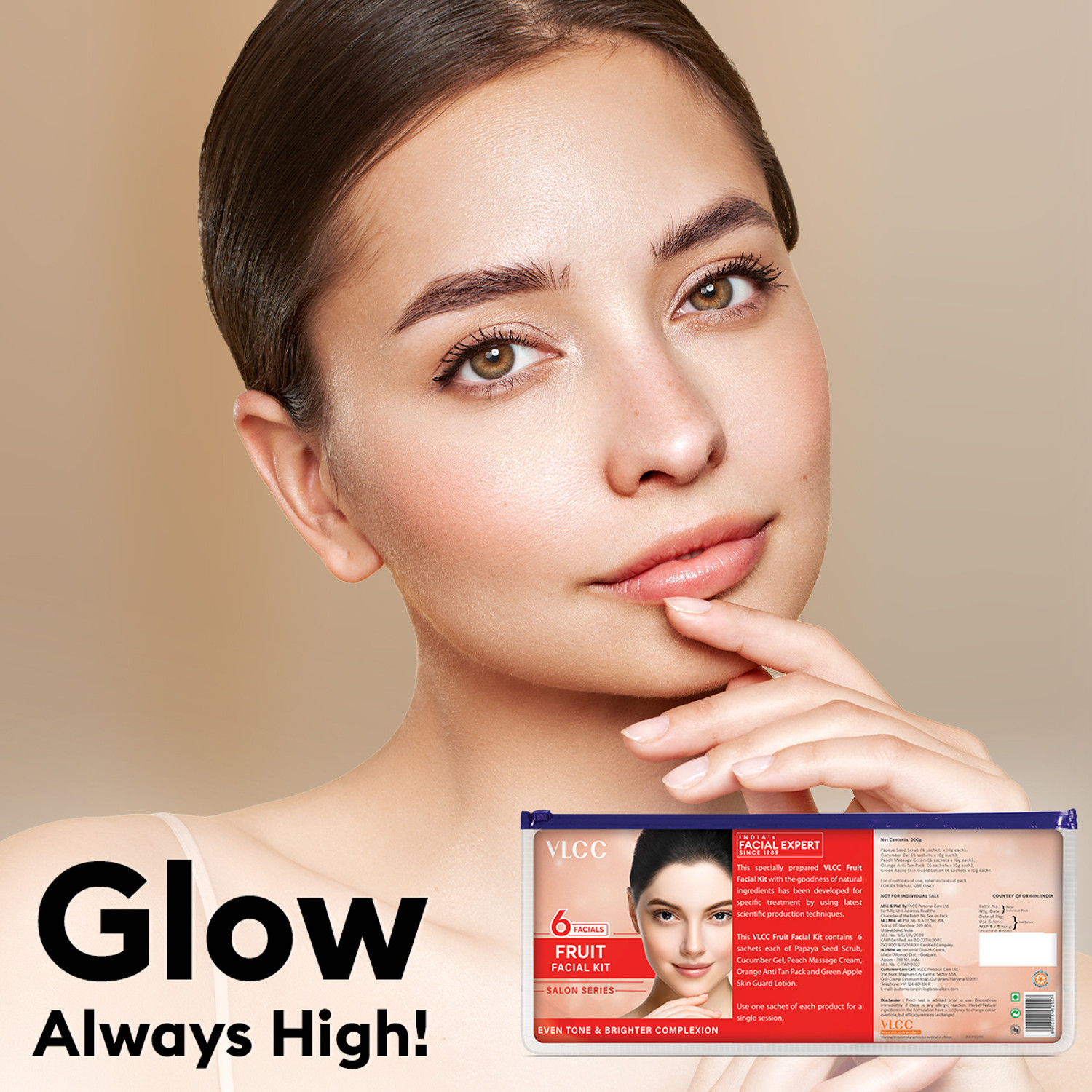 Image of VLCC Salon Series Fruit Facial Kit Salon Like Glow