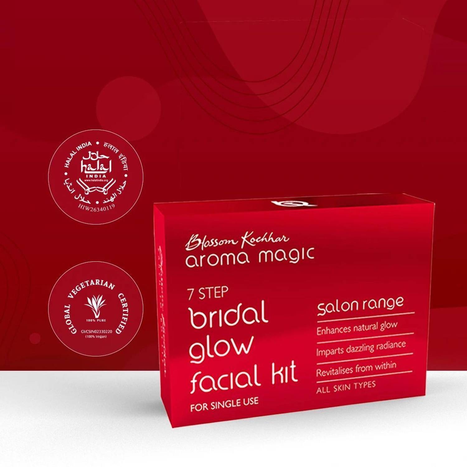 Aroma Magic Bridal Glow Facial Kit Pack of 7 · 5.43 g (38.01 g total) - Image 4