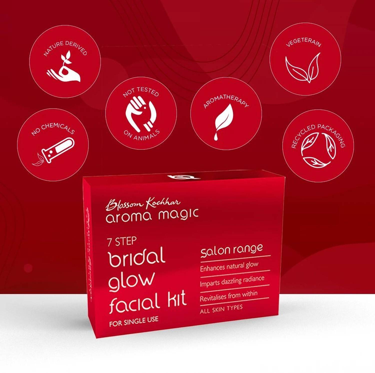 Aroma Magic Bridal Glow Facial Kit Pack of 7 · 5.43 g (38.01 g total) - Image 5