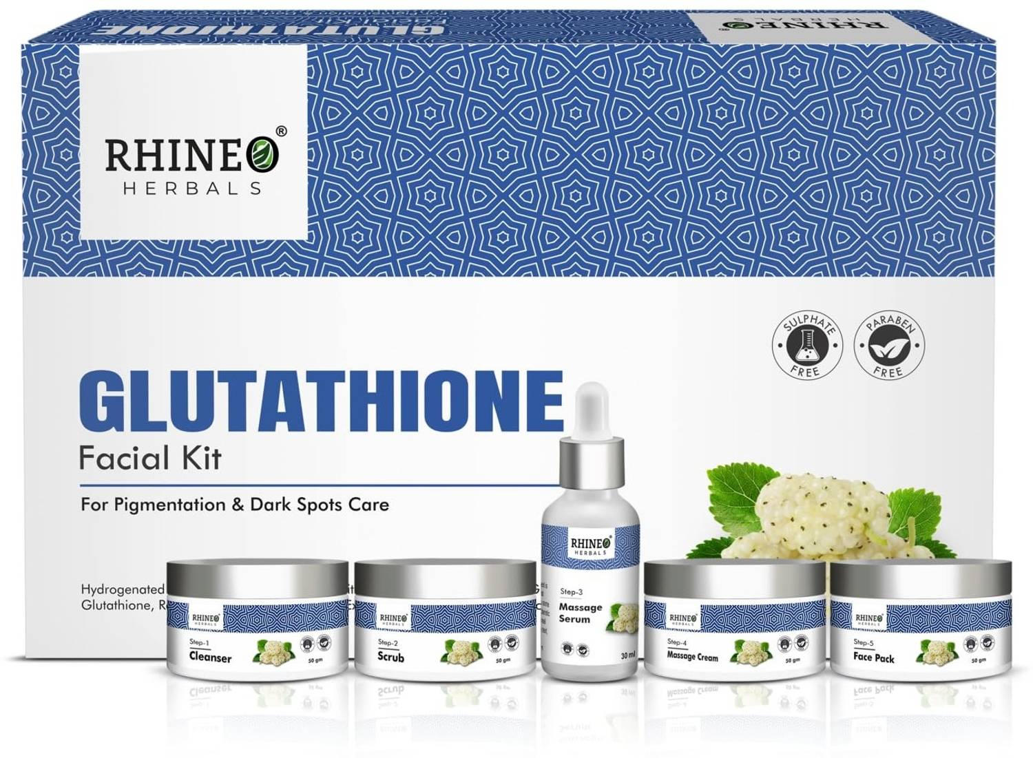 RHINEO GLUTATHIONE Facial Kit With Mulberry, Aloe Vera & Paraben & Sulfate Free - Price in India, Buy RHINEO GLUTATHIONE Facial Kit With Mulberry, Aloe Vera & Paraben & Sulfate Free Online In India, Reviews, Ratings & Features | Flipkart.com RHINEO GLUTATHIONE Facial Kit With Mulberry, Aloe Vera & Paraben & Sulfate Free - Price in India, Buy RHINEO GLUTATHIONE Facial Kit With Mulberry, Aloe Vera & Paraben & Sulfate Free Online In India, Reviews, Ratings & Features | Flipkart.com