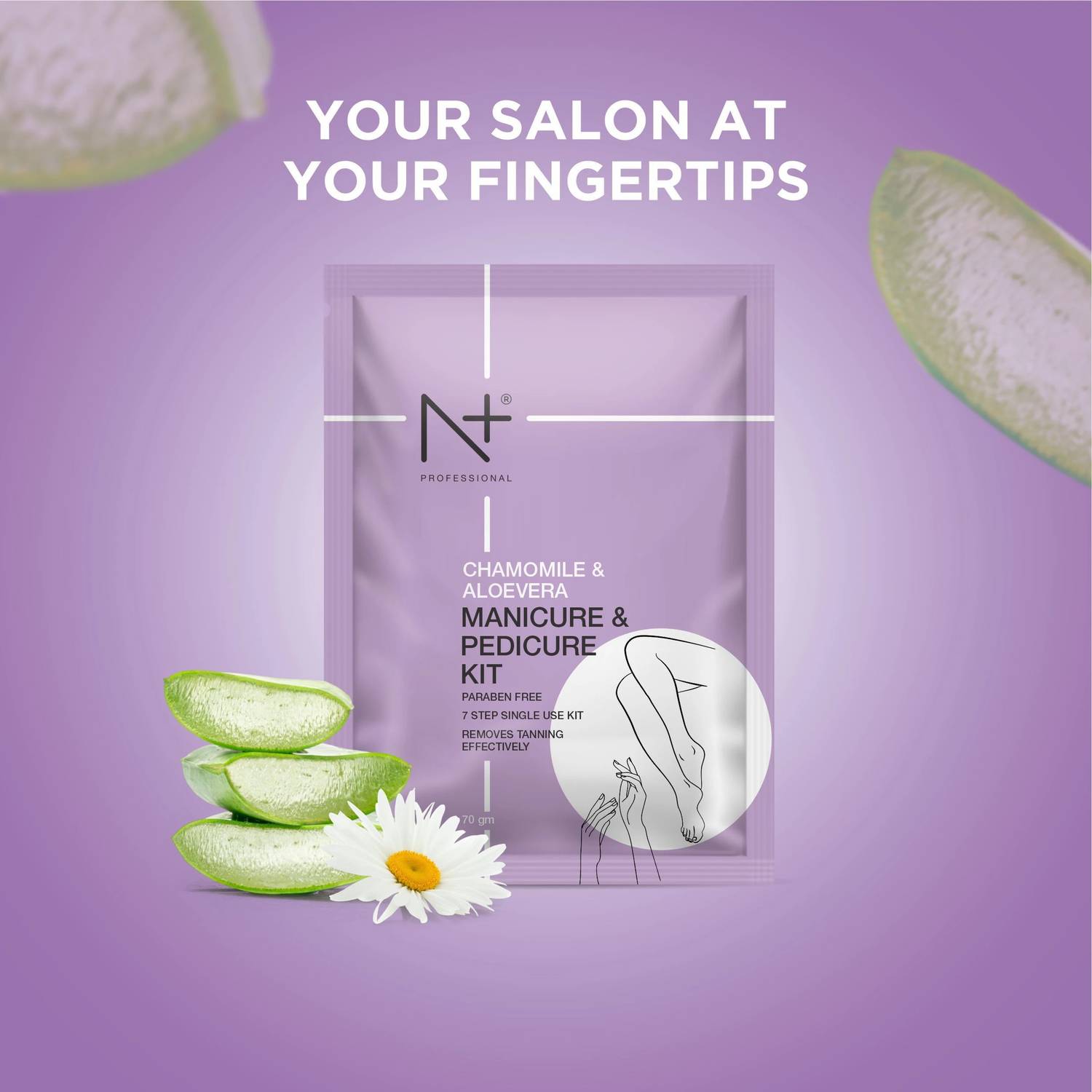 N PLUS CHAMOMILE & ALOEVERA MANICURE & PEDICURE KIT - Price in