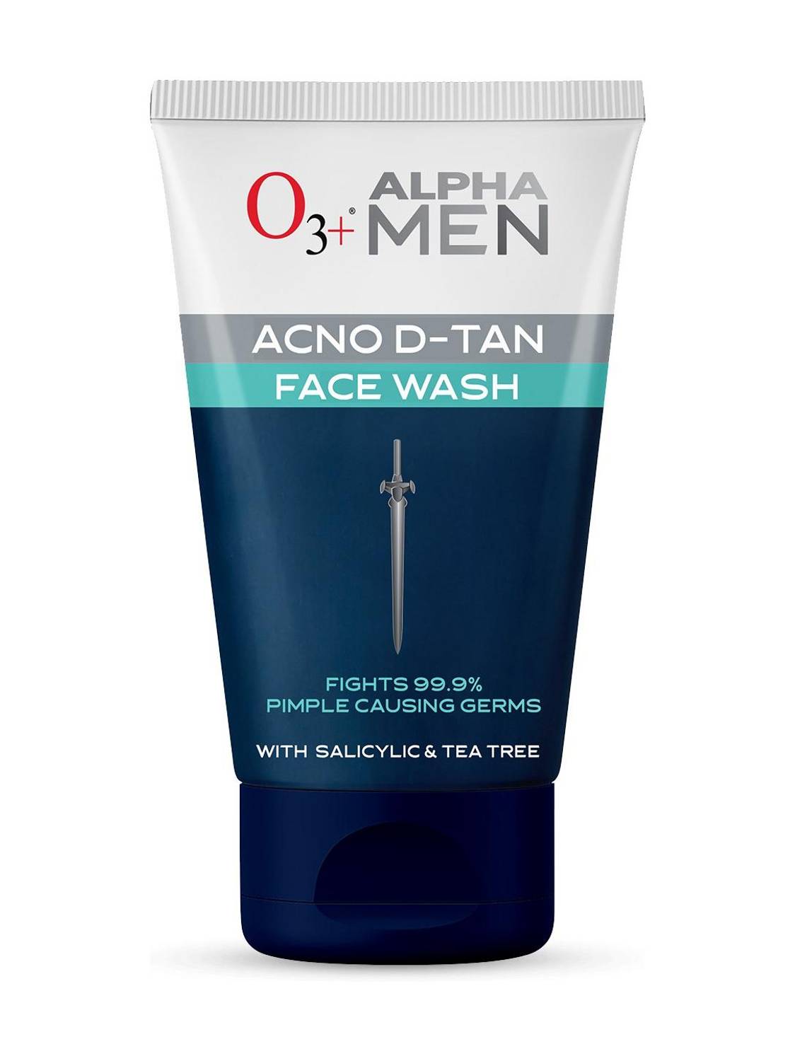 O3+ Alpha Men Acno D-tan With Salicylic & Tea Tree  For Acne And Pimples Face Wash