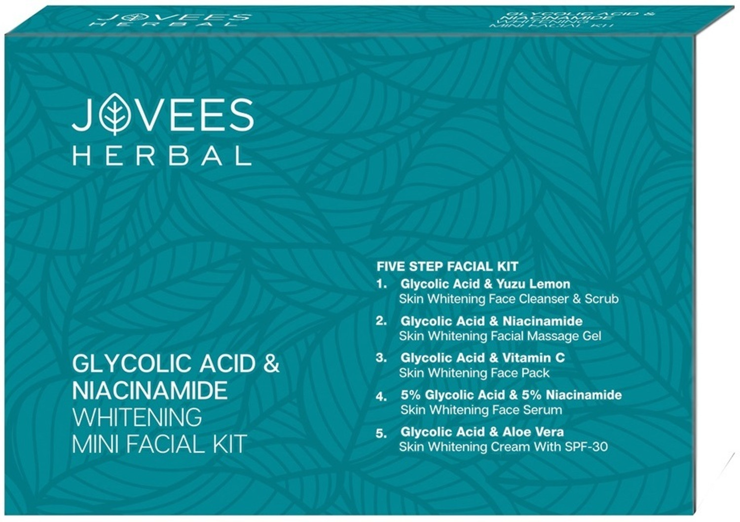 Image of Jovees Herbal Glycolic Acid & Niacinamide Whitening Mini Facial Kit For Brighter Skin
