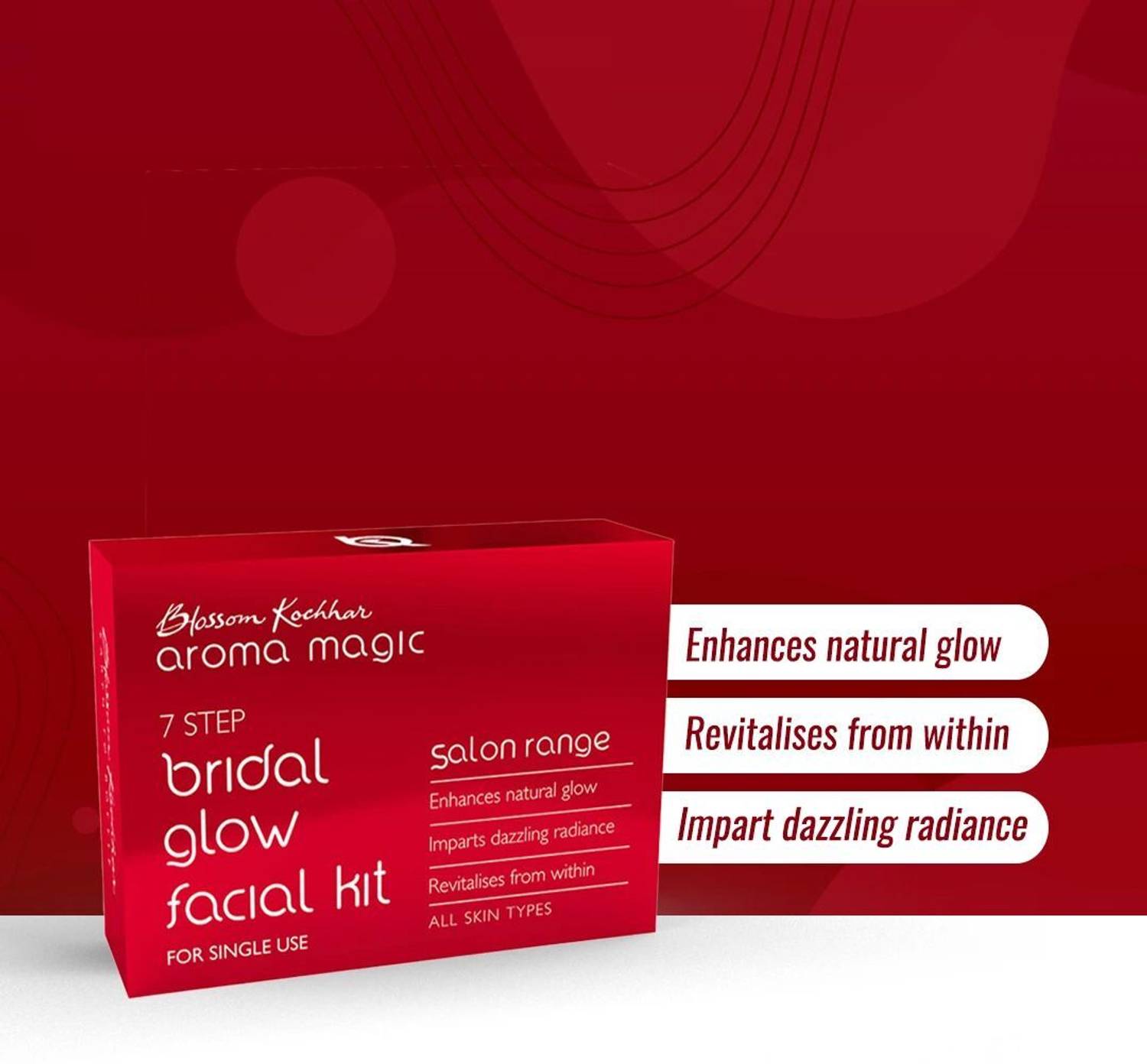 Aroma Magic Bridal Glow Facial Kit Pack of 7 · 5.43 g (38.01 g total) - Image 3