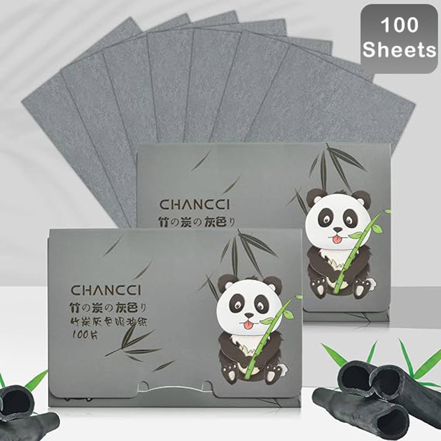 Adbee Charcoal Oil Absorbing Sheets, Oil Blotting Paper, Oil Absorbing Tissues