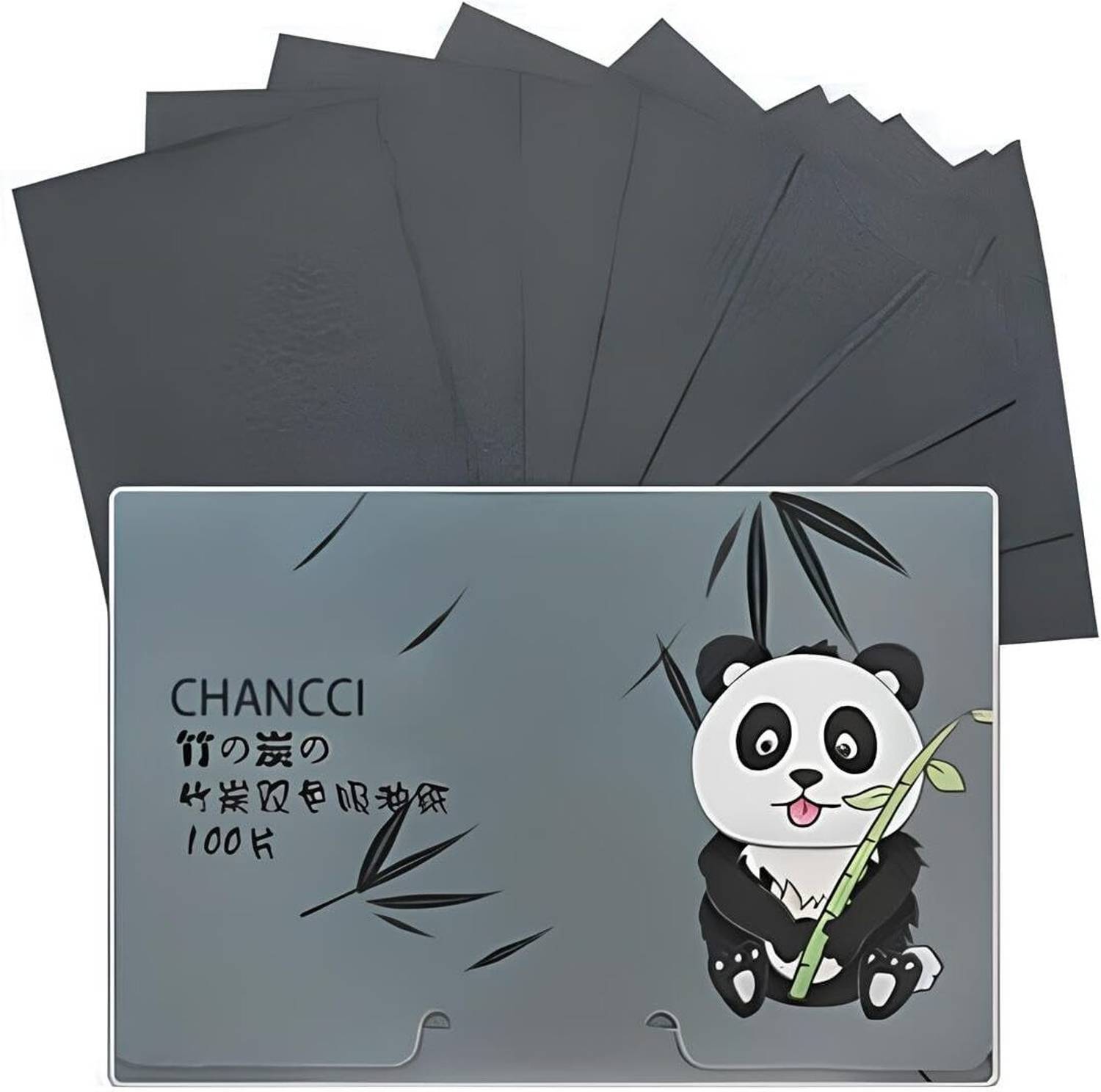 FLOWATO ENTERPRAISE Charcoal Oil Absorbing Sheets, Oil Blotting Paper, (100 Tissues)