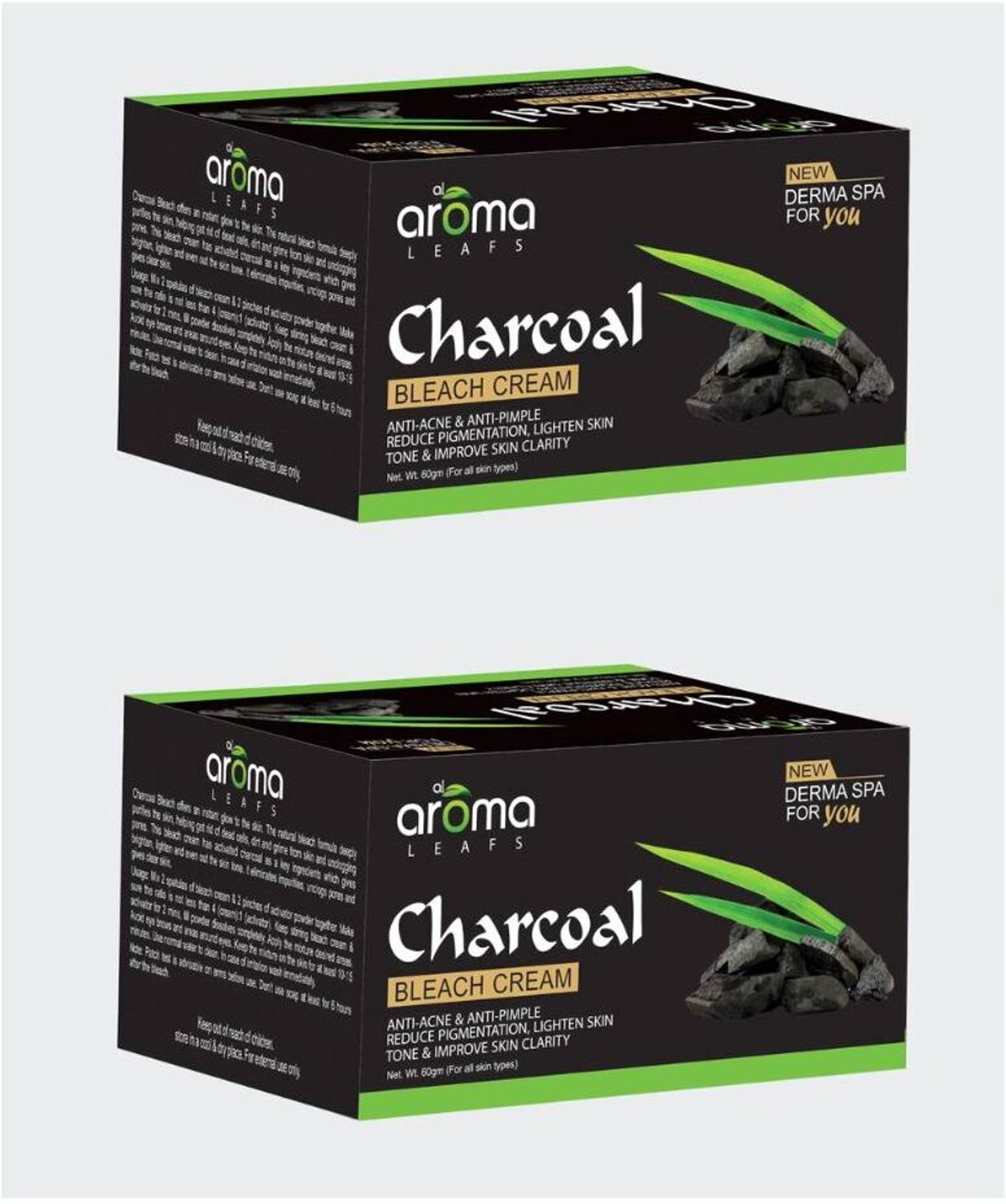 alaroma Charcoal Bleach Cream Pack of 2