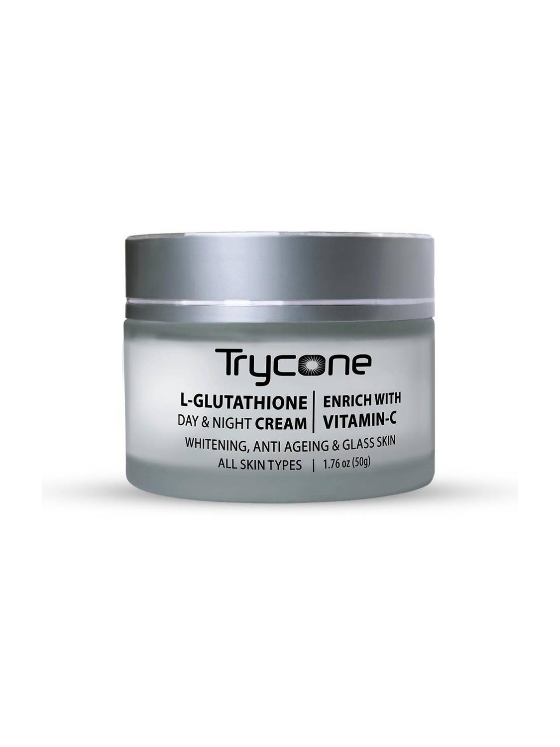 Trycone L- Glutathione Cream for Skin Whitening, Anti Ageing and Glass Skin, Enrich with Vitamin C, 50 Gm Price in India
