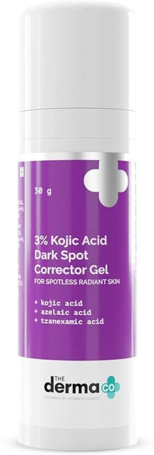Image of The Derma Co 3% Kojic Acid Dark Spot Corrector Gel for Spotless & Radiant Skin