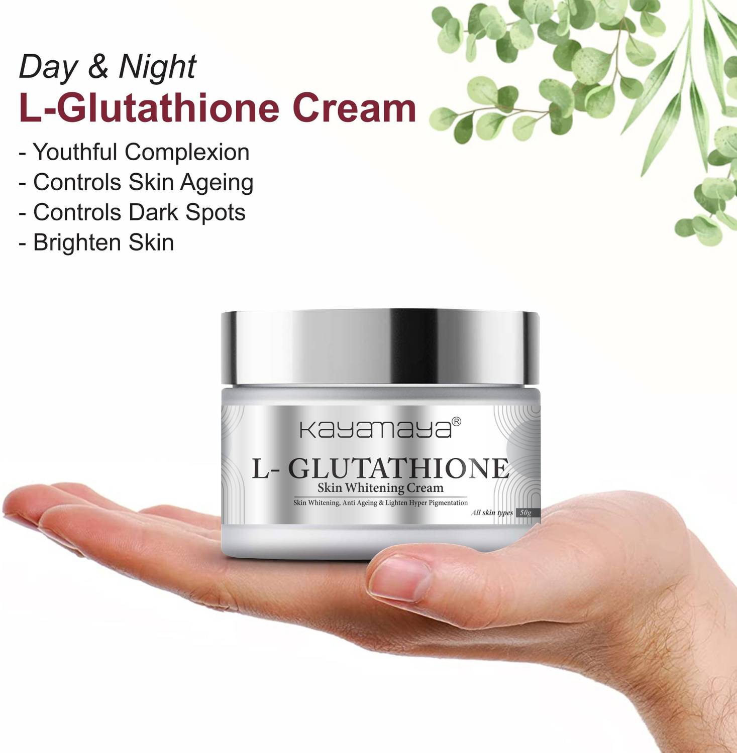 Kayamaya L- Glutathione Face Cream for Skin Whitening, Brightening & Anti Ageing Price in India - Buy Kayamaya L- Glutathione Face Cream for Skin Whitening, Brightening & Anti Ageing online at Flipkart.com Kayamaya L- Glutathione Face Cream for Skin Whitening, Brightening & Anti Ageing Price in India - Buy Kayamaya L- Glutathione Face Cream for Skin Whitening, Brightening & Anti Ageing online at Flipkart.com
