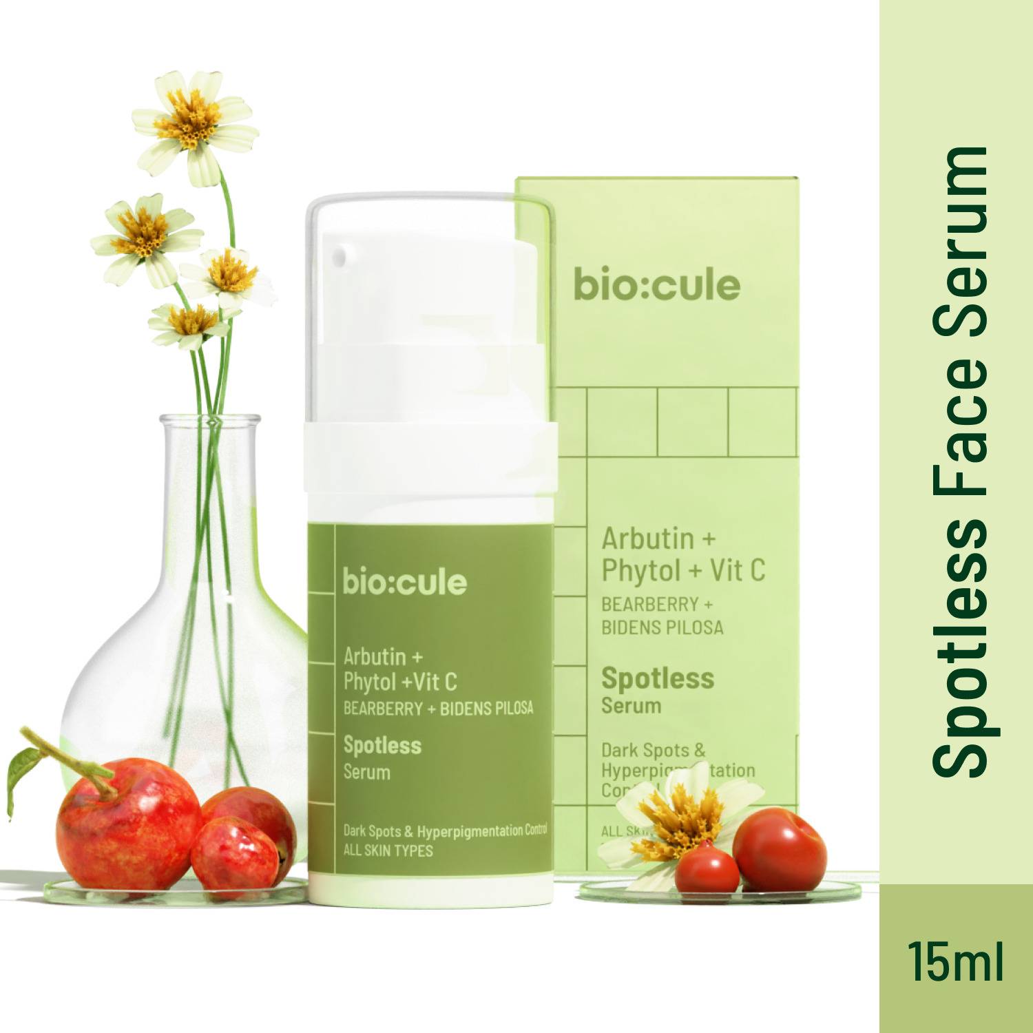 biocule Spotless Vitamin C Face Serum for Dark Spots & Hyperpigmentation | Glowing Skin