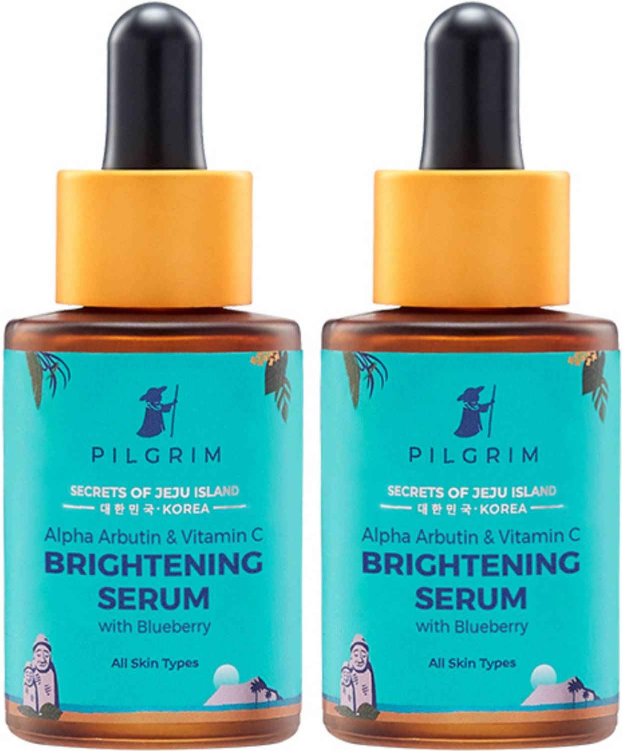 Pilgrim Alpha Arbutin & Vitamin C Serum (Pack of 2) - Image 1
