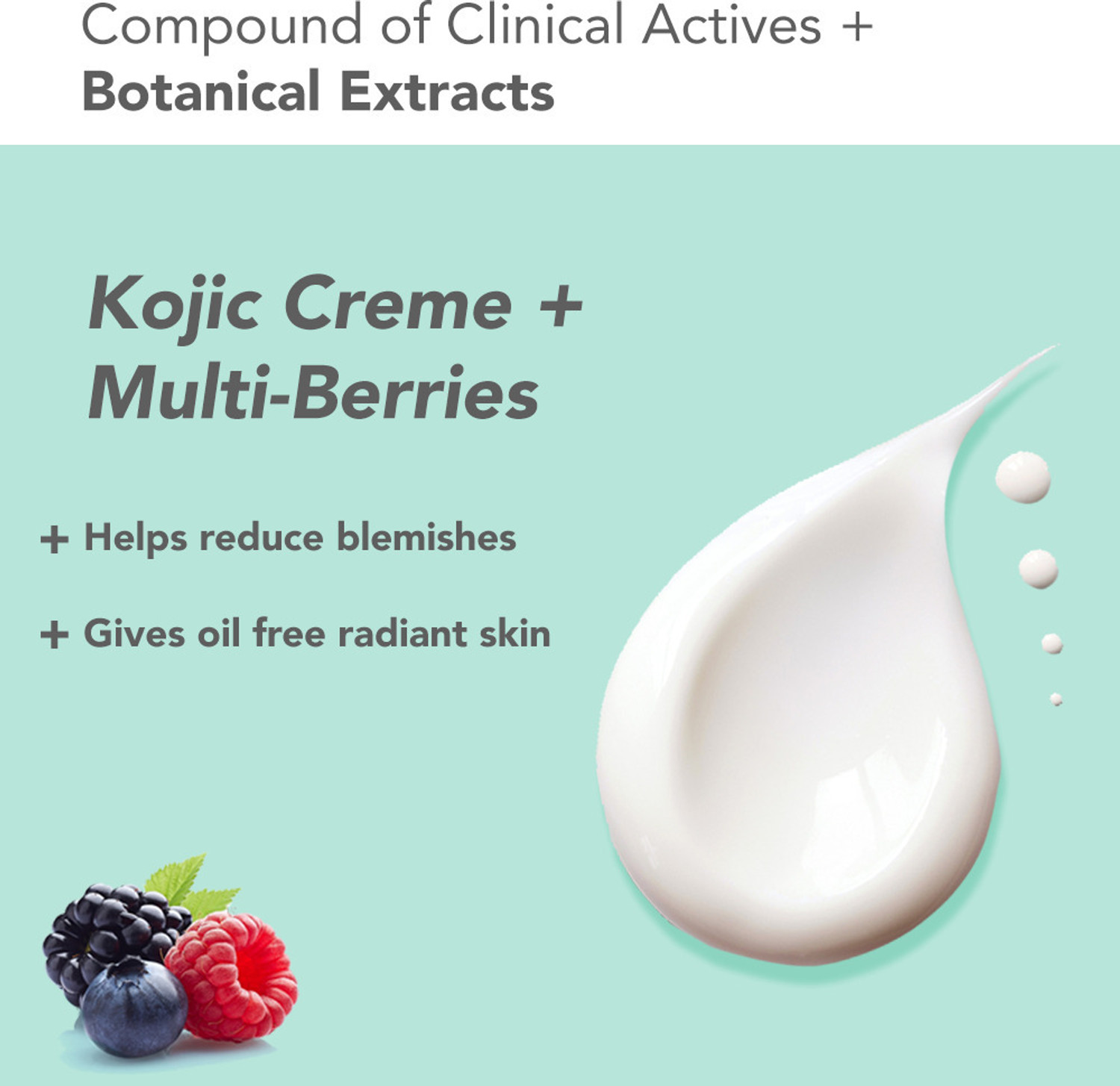 Image of LOTUS DERMA BOTANICS Ampoule Creme Kojic Acid+Berry |Reduces Dark Spot & Gives Oil-Free, Radiant Skin