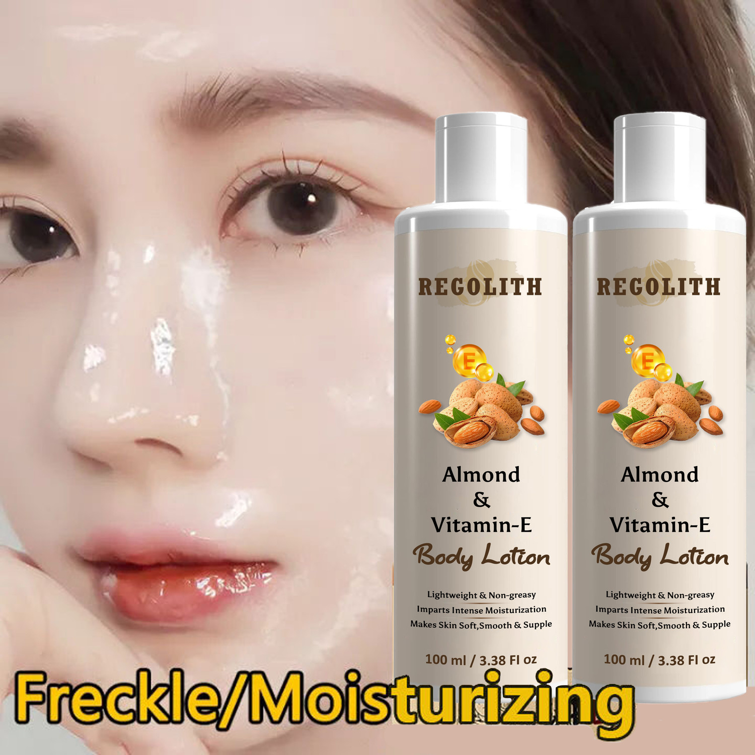 Image of Regolith Almond & vitamin e lotion for Anti Rinkle & Remove Fine Line