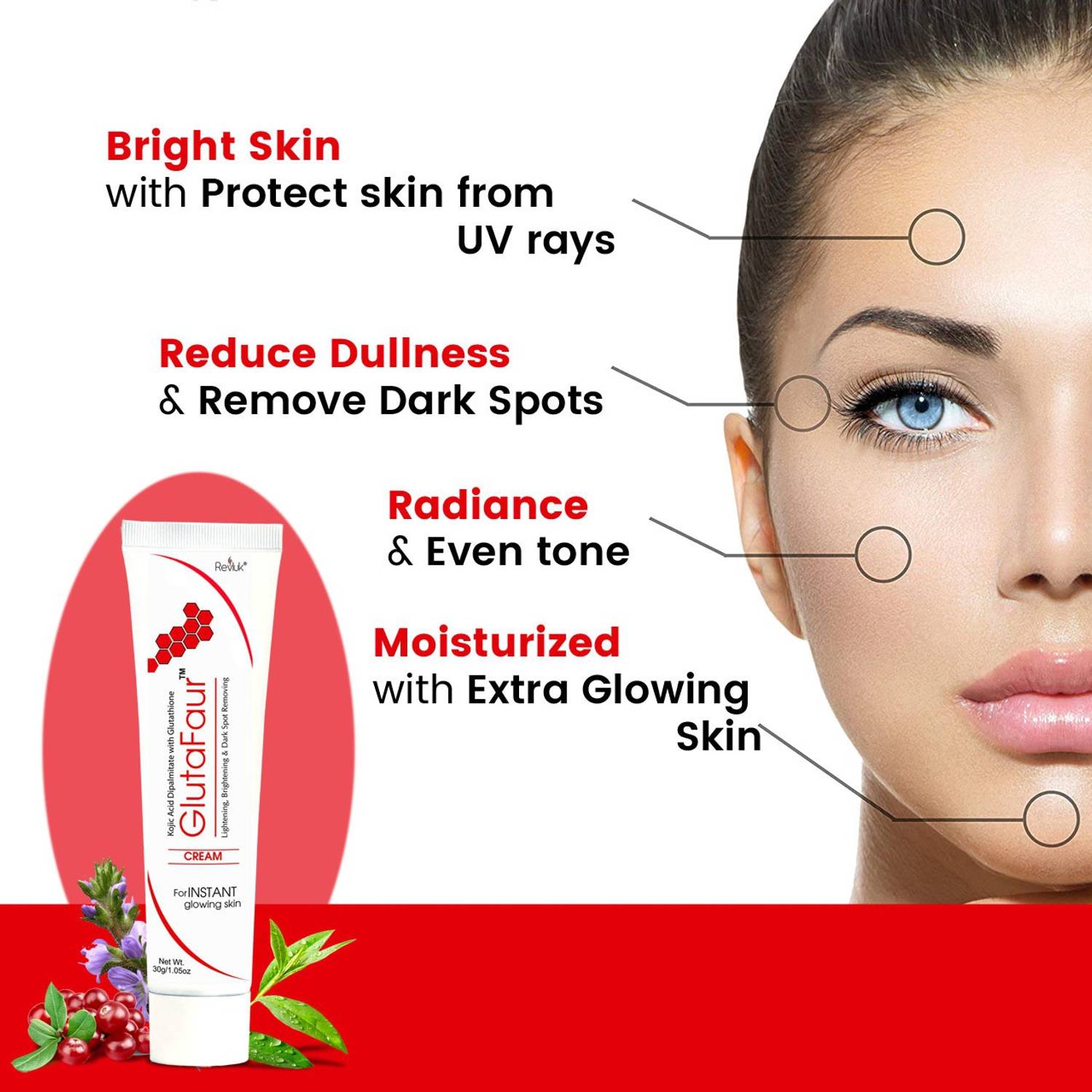 can glutathione remove dark spots revluk Glutafaur Cream Lightening, Brightening & Dark Spot Removing Price  in India